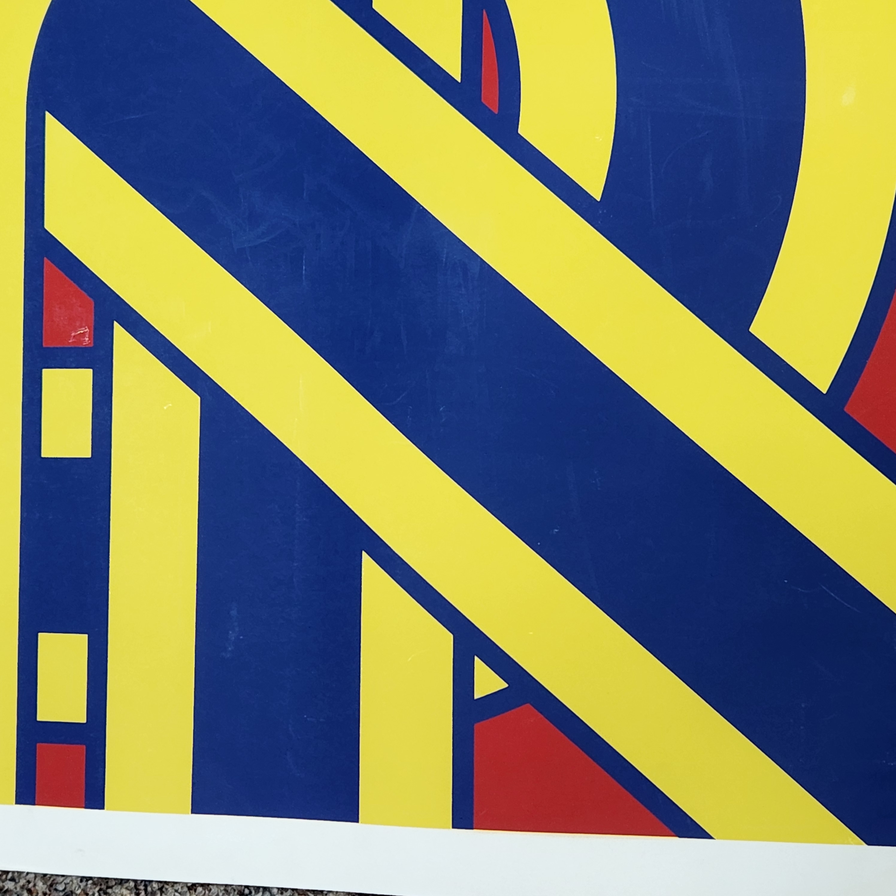 '71 Clark Abstract Geometric Print