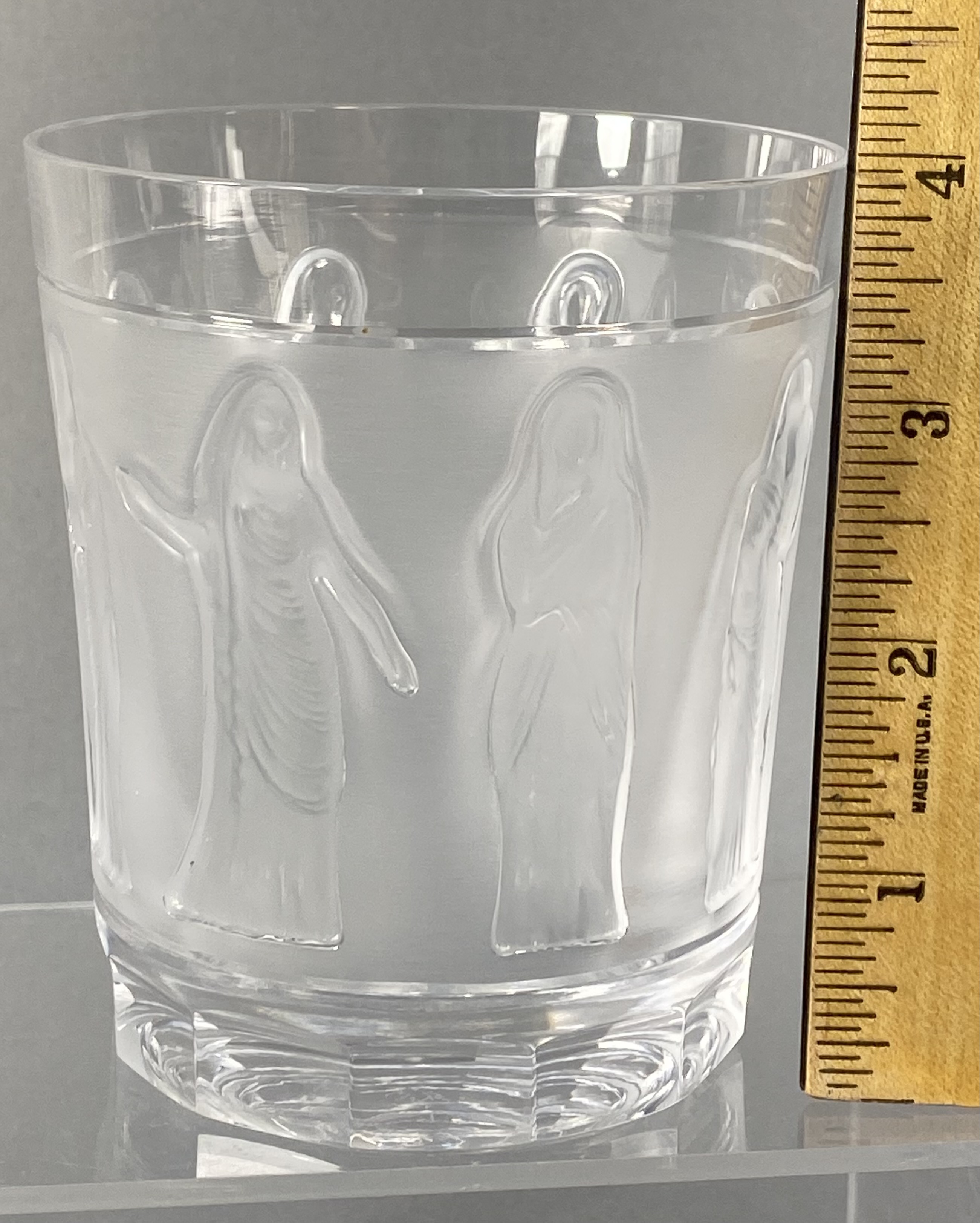 Lalique French Crystal Femmes Antiques Tumbler