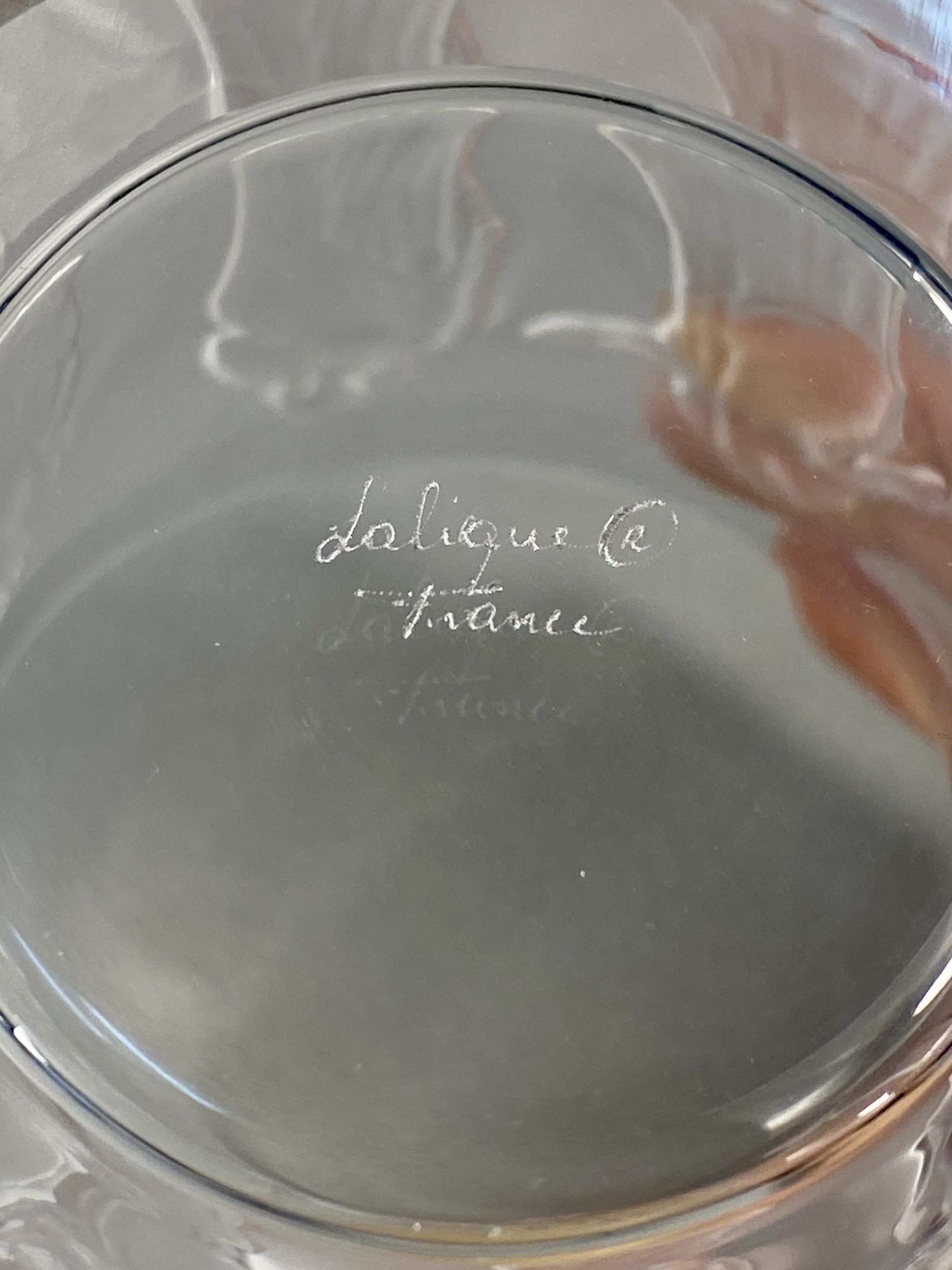 Lalique French Crystal Femmes Antiques Tumbler