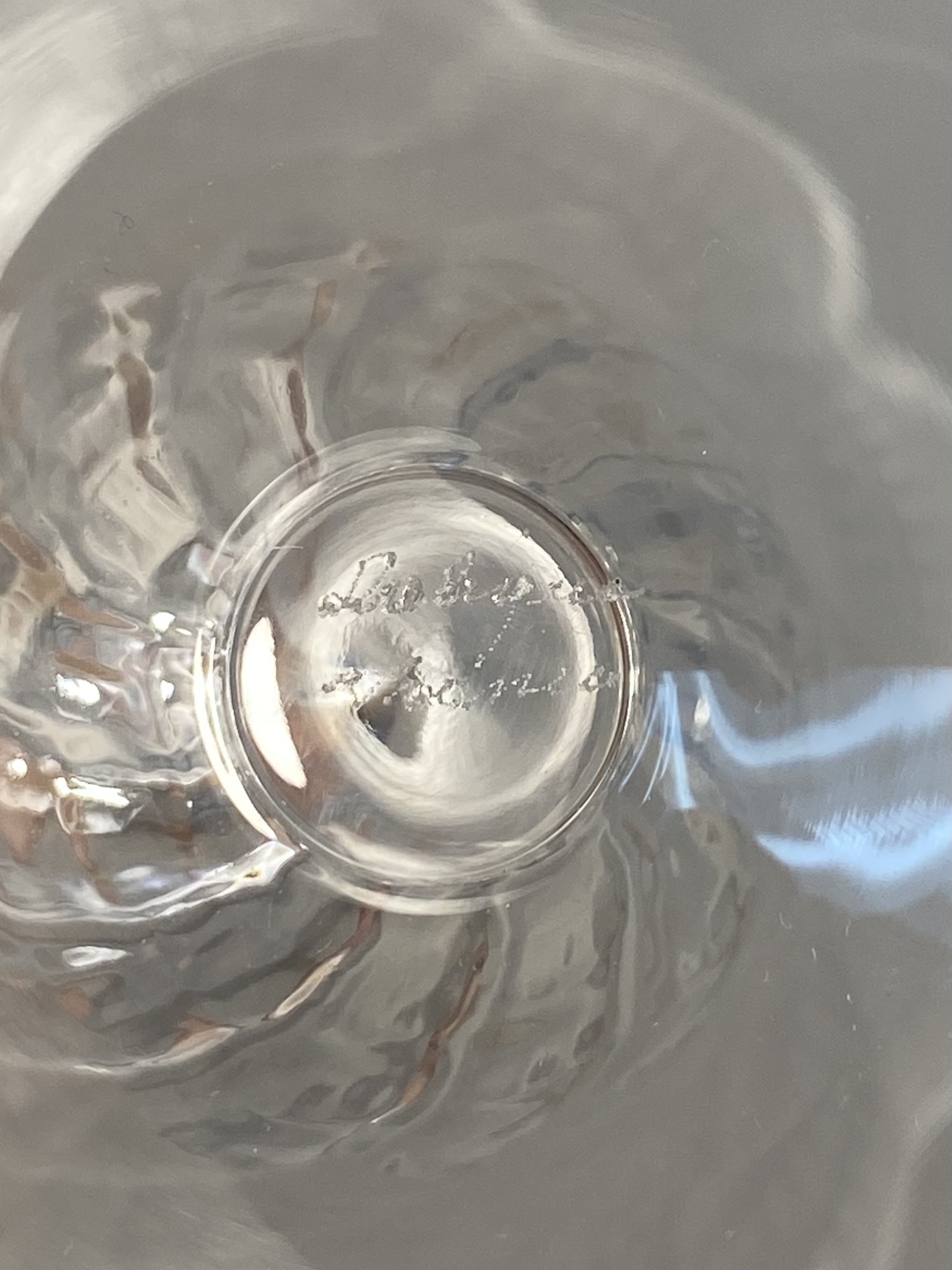 Lalique France Lucie Frosted & Clear Glass Vase