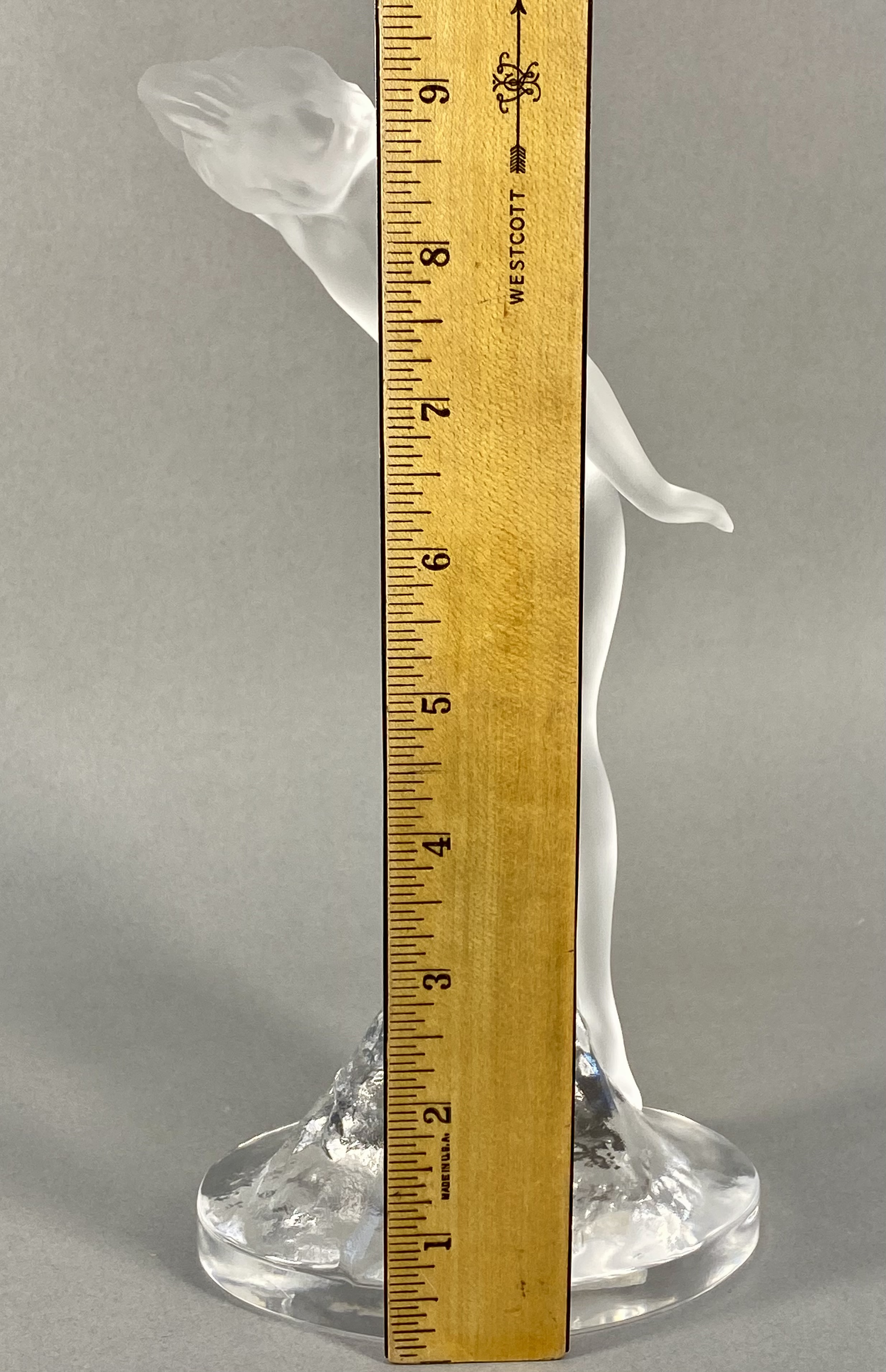 Lalique France Crystal Naiade Nude Dancer Figurine