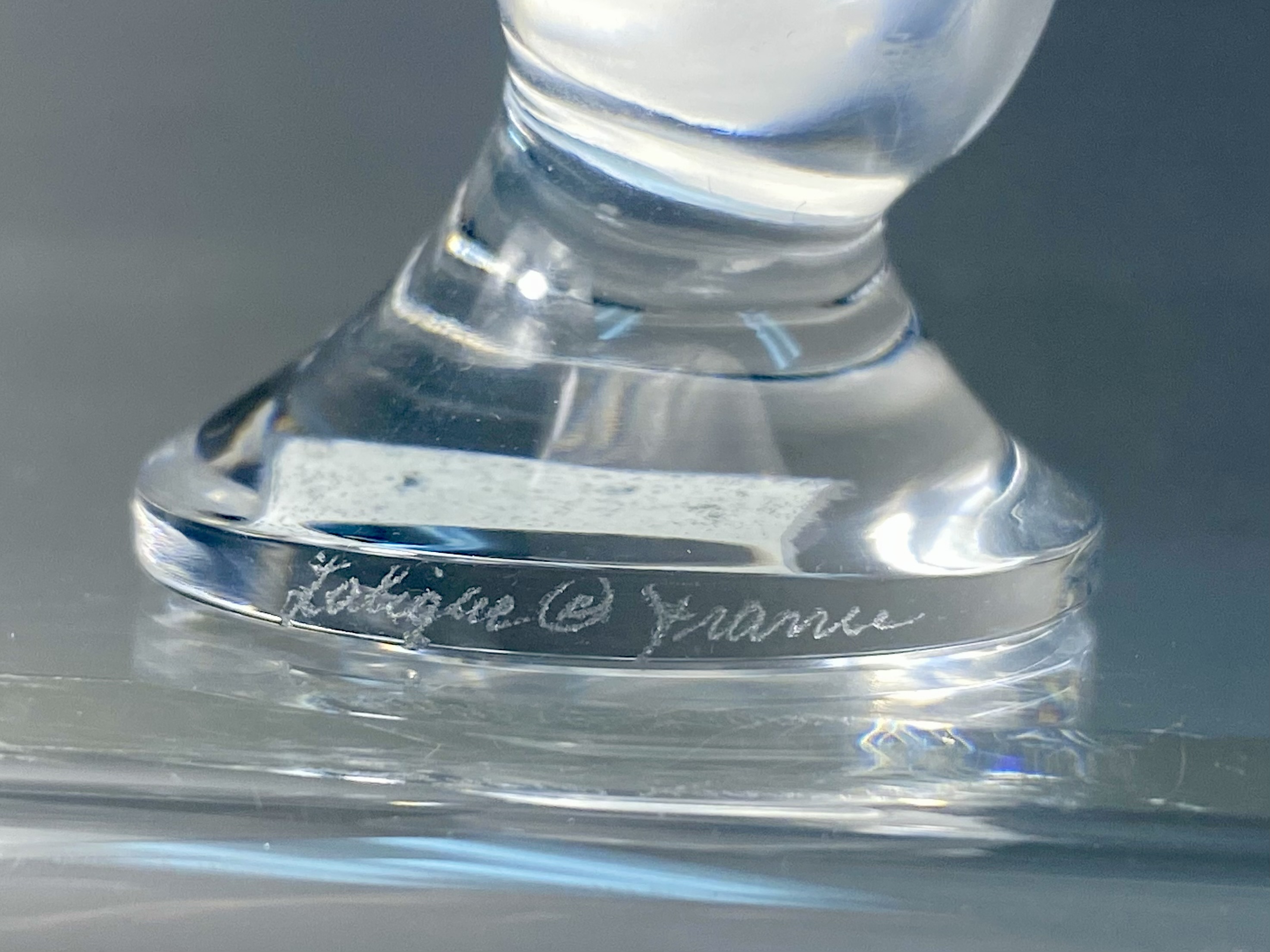 Lalique France Crystal Goujon Fish Figurine