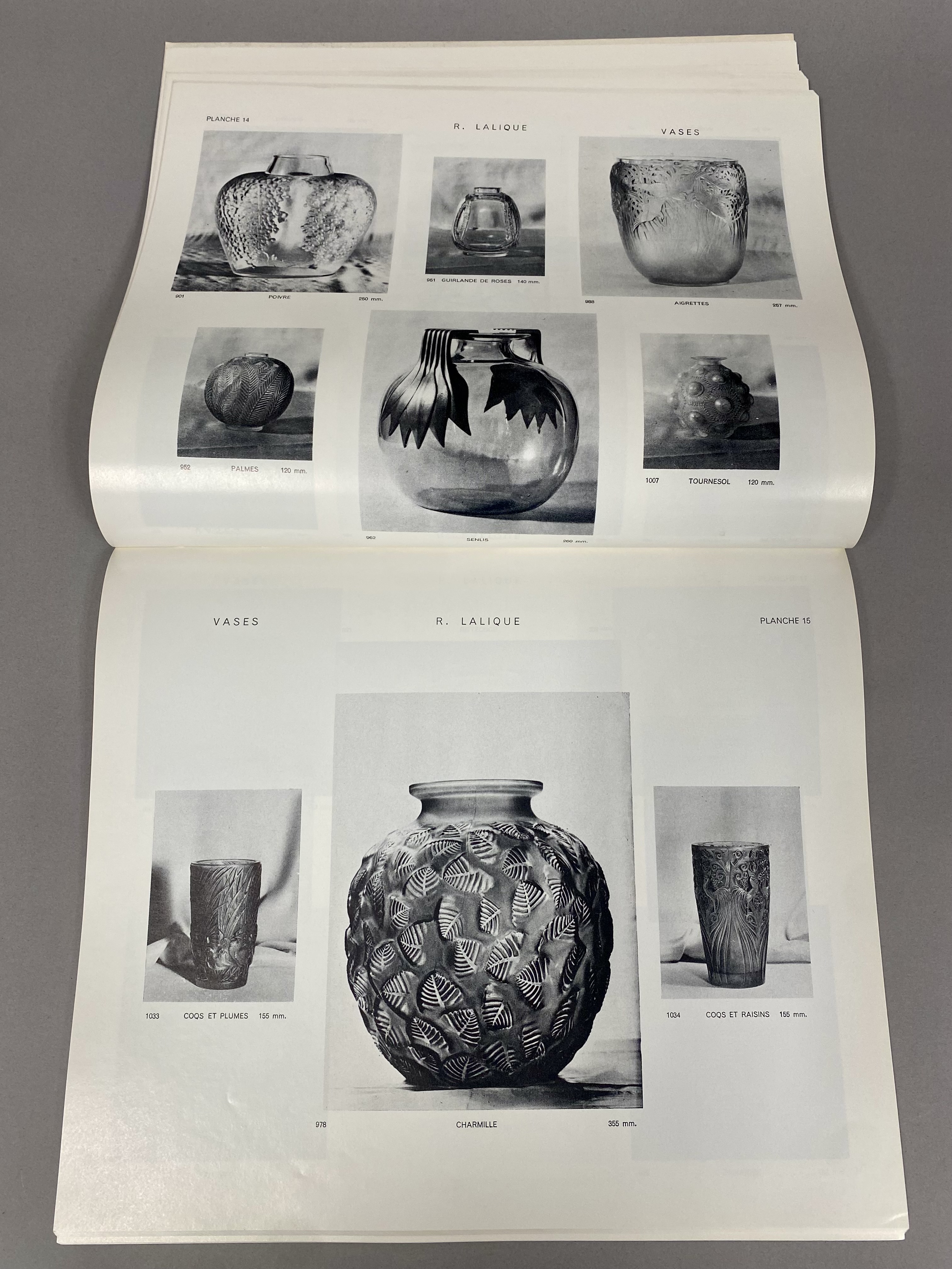 René Lalique et Cie. Lalique Glass Catalogue