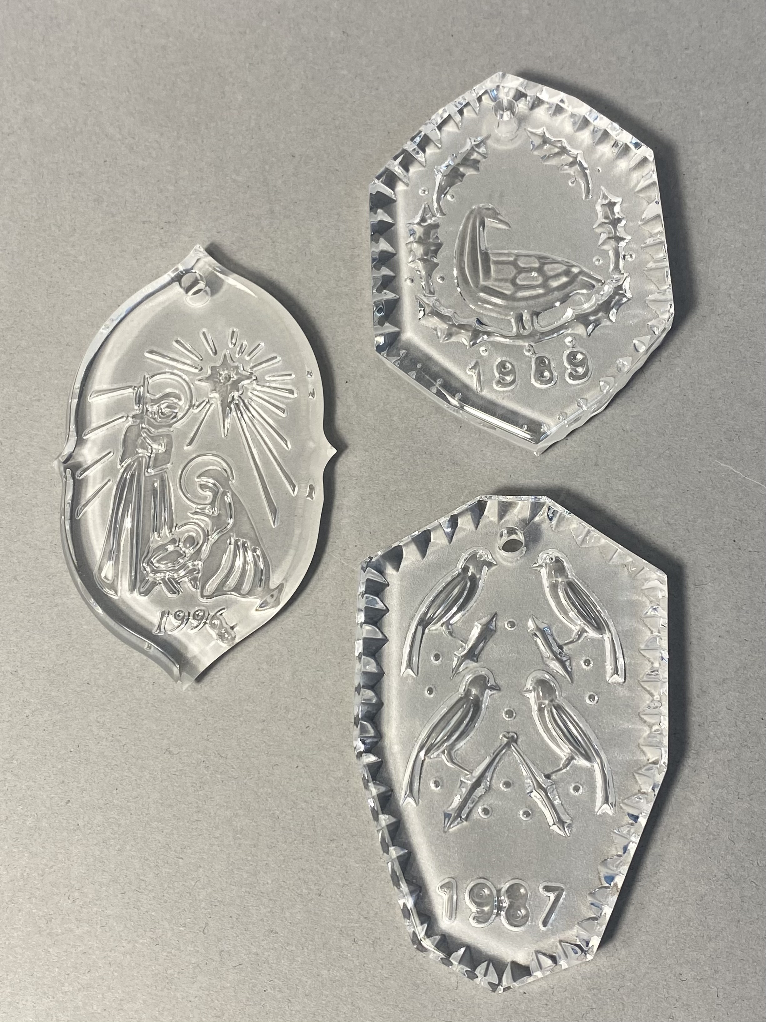 Waterford Crystal Annual & 12 Days of Christmas Ornaments