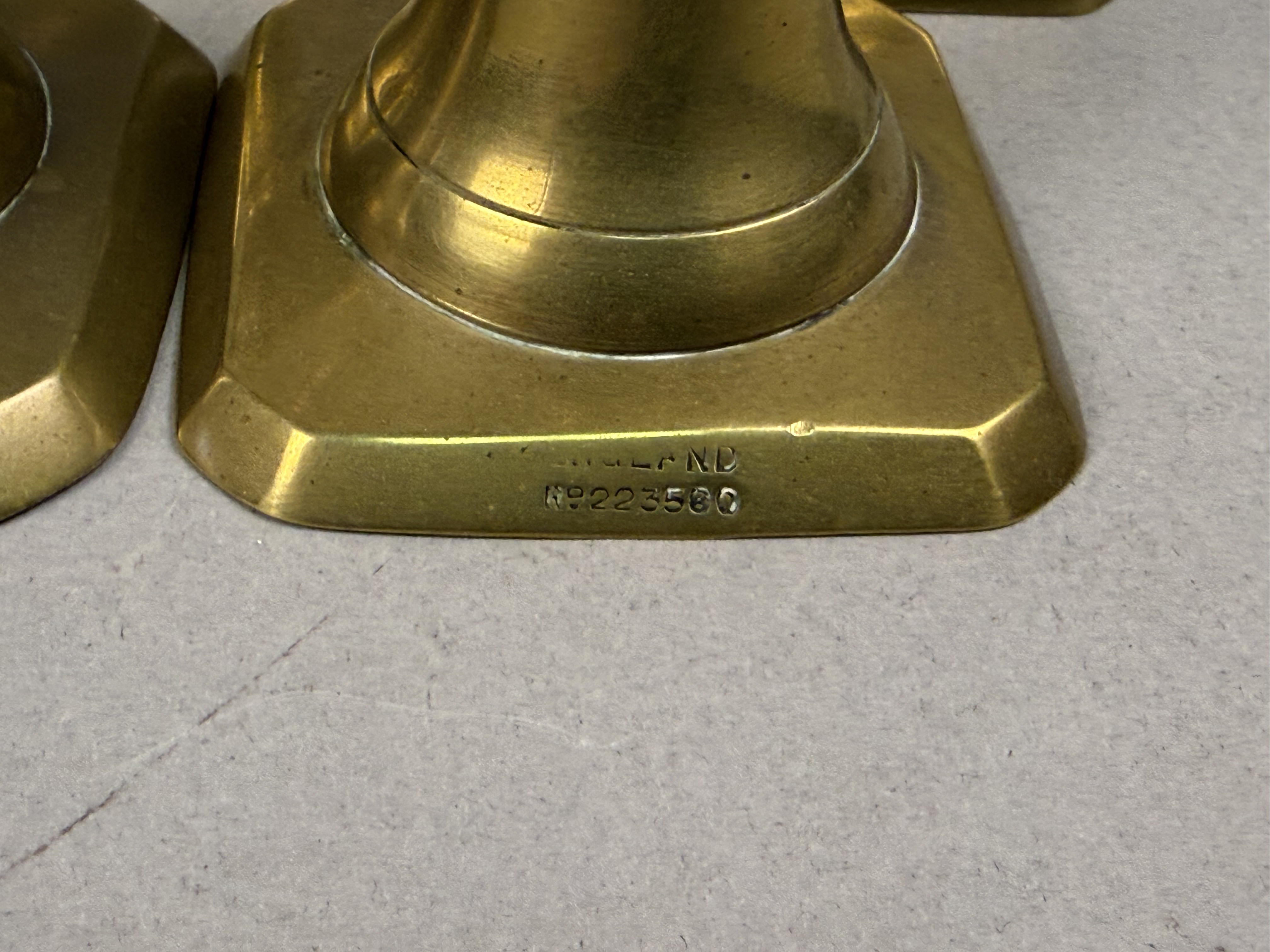 Six Brass Candlesticks