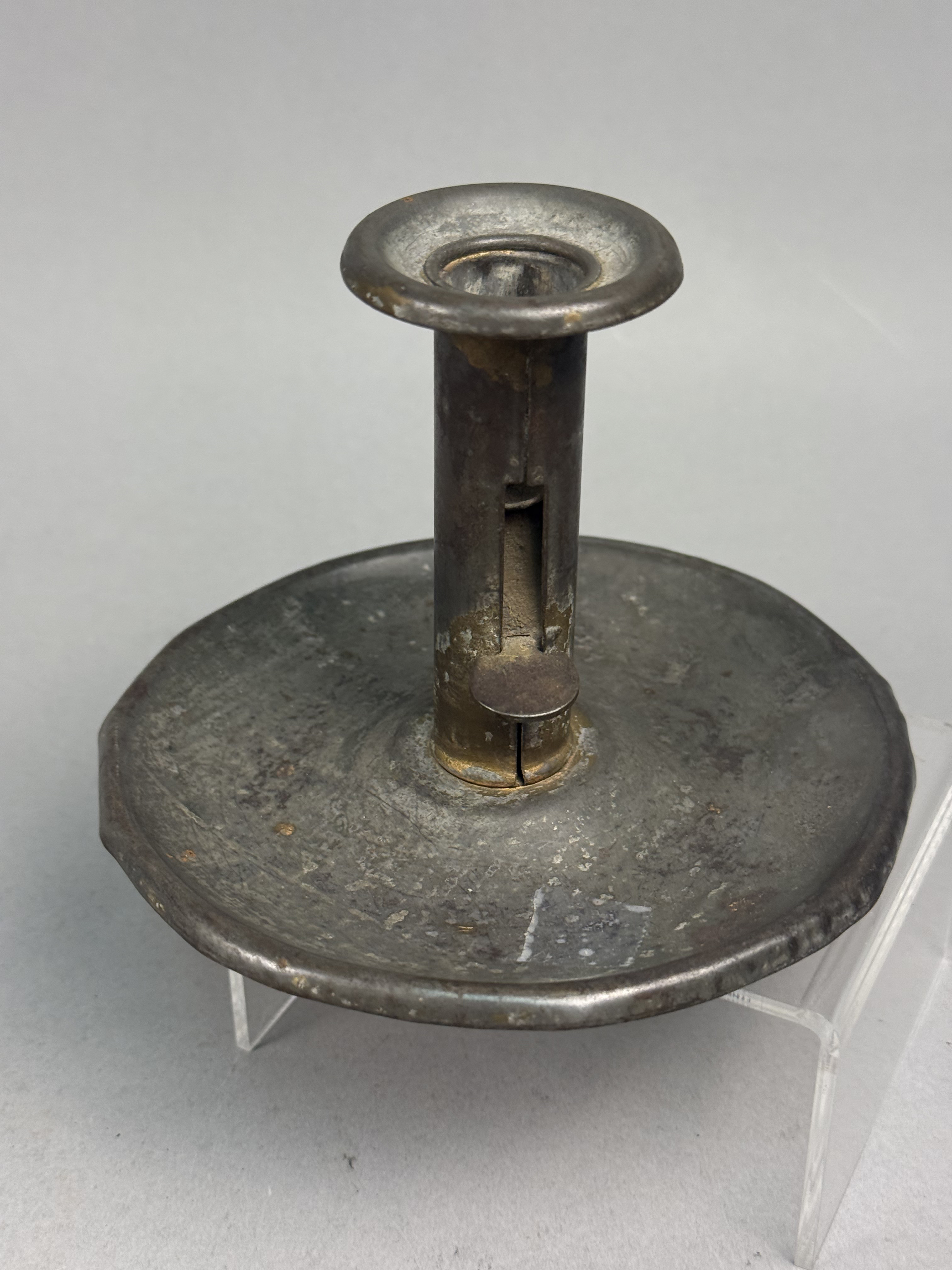 19th Century Style Brass & Pewter Chambersticks