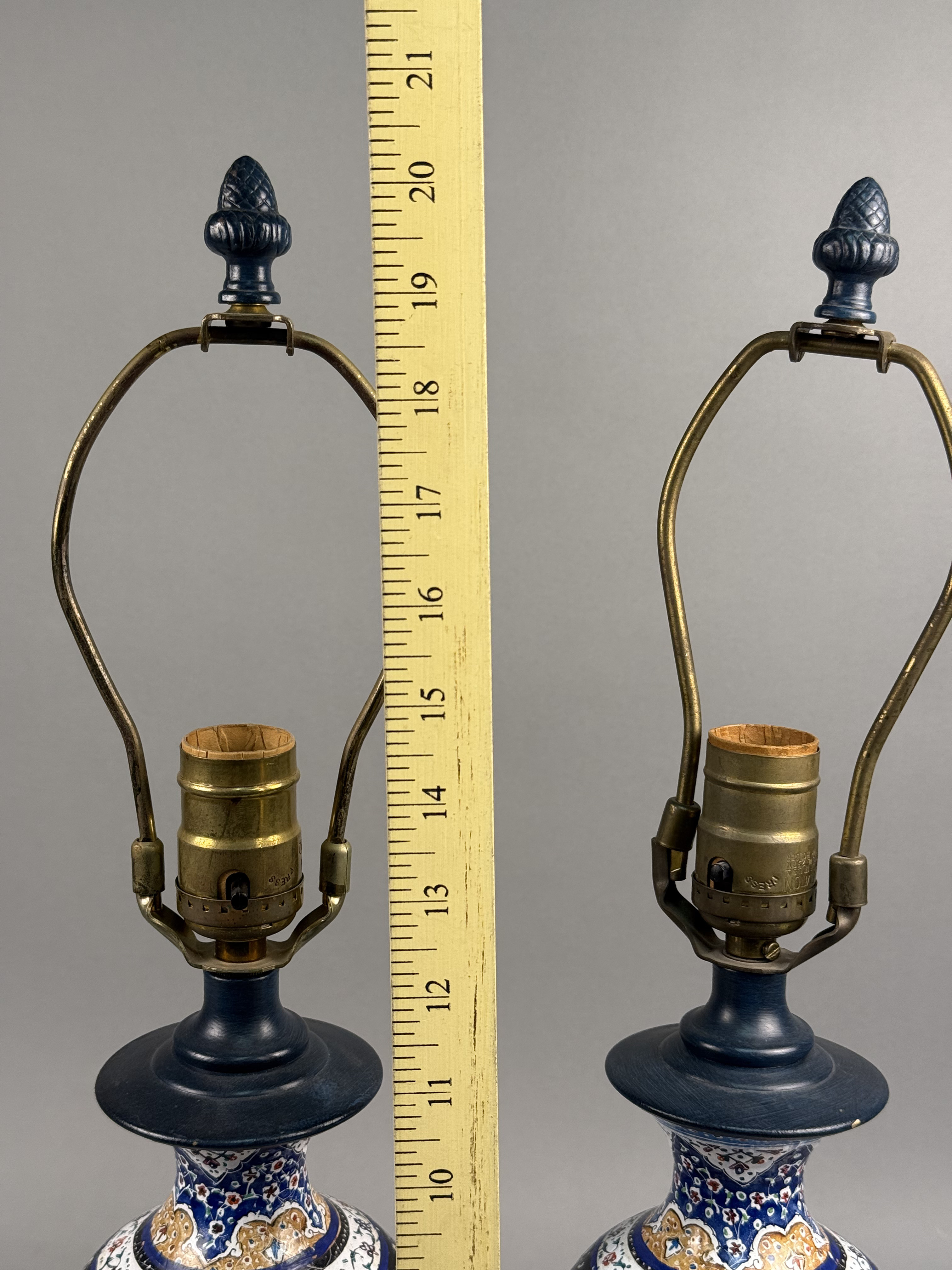Persian Style Enamel Ceramic Table Lamps