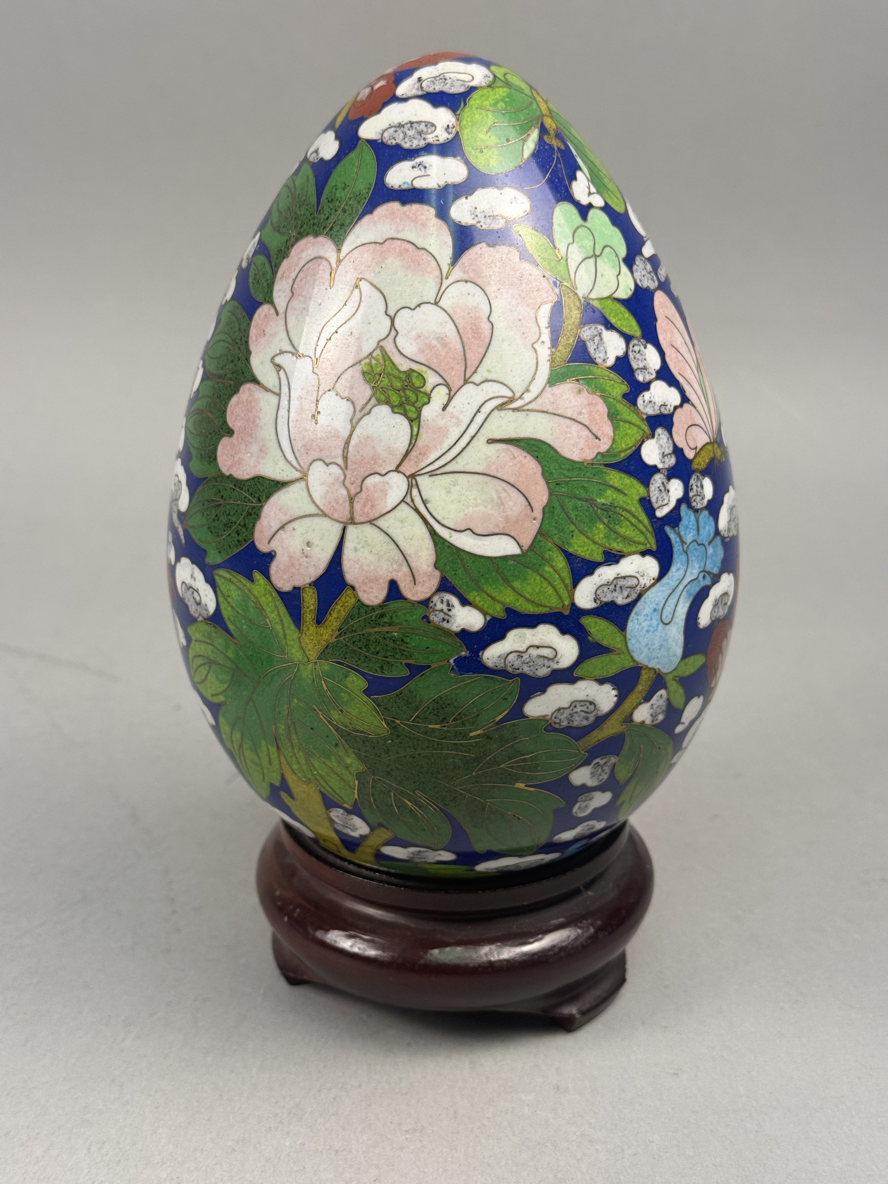 Large Cloisonne Enamel Egg