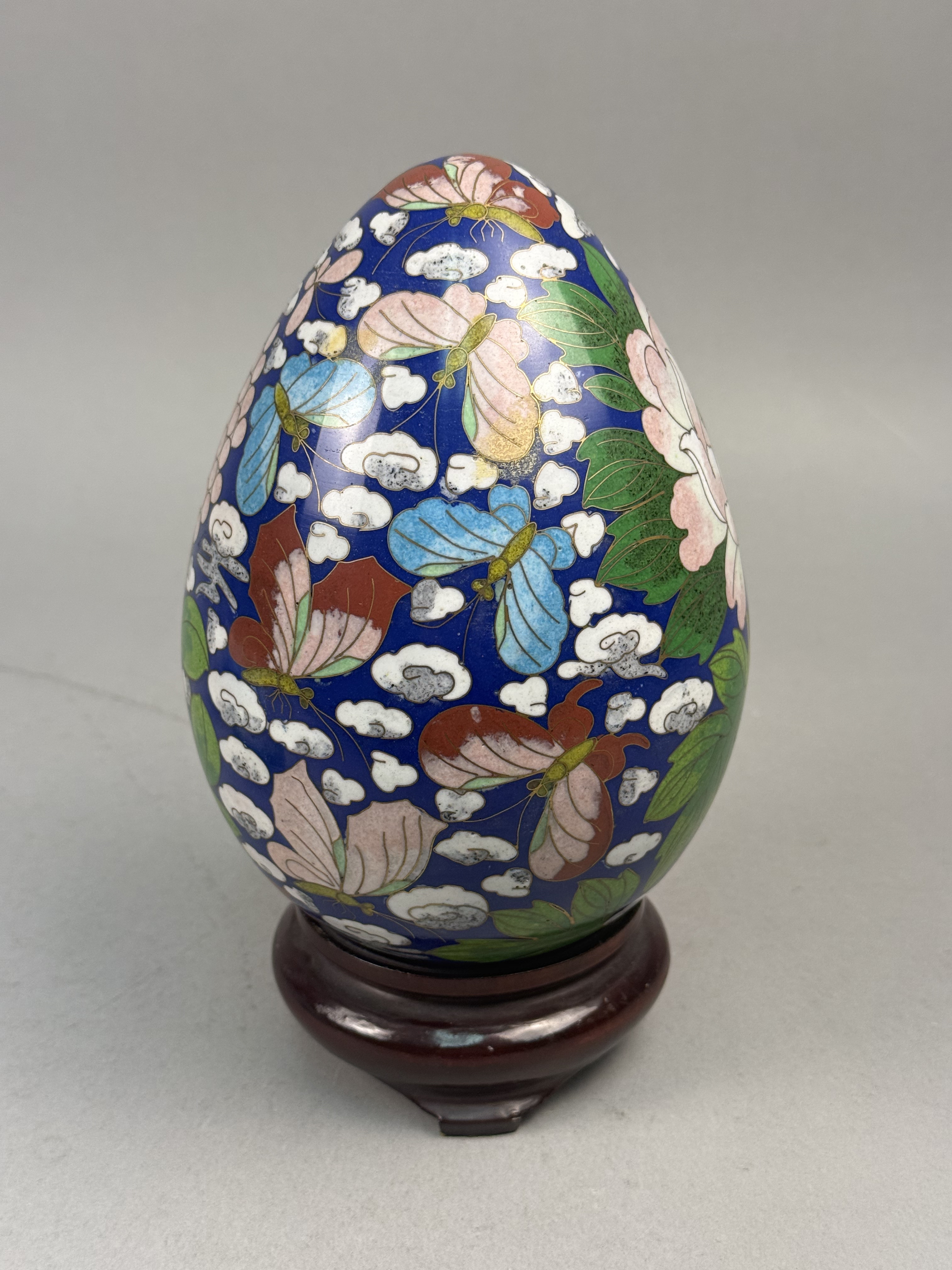 Large Cloisonne Enamel Egg