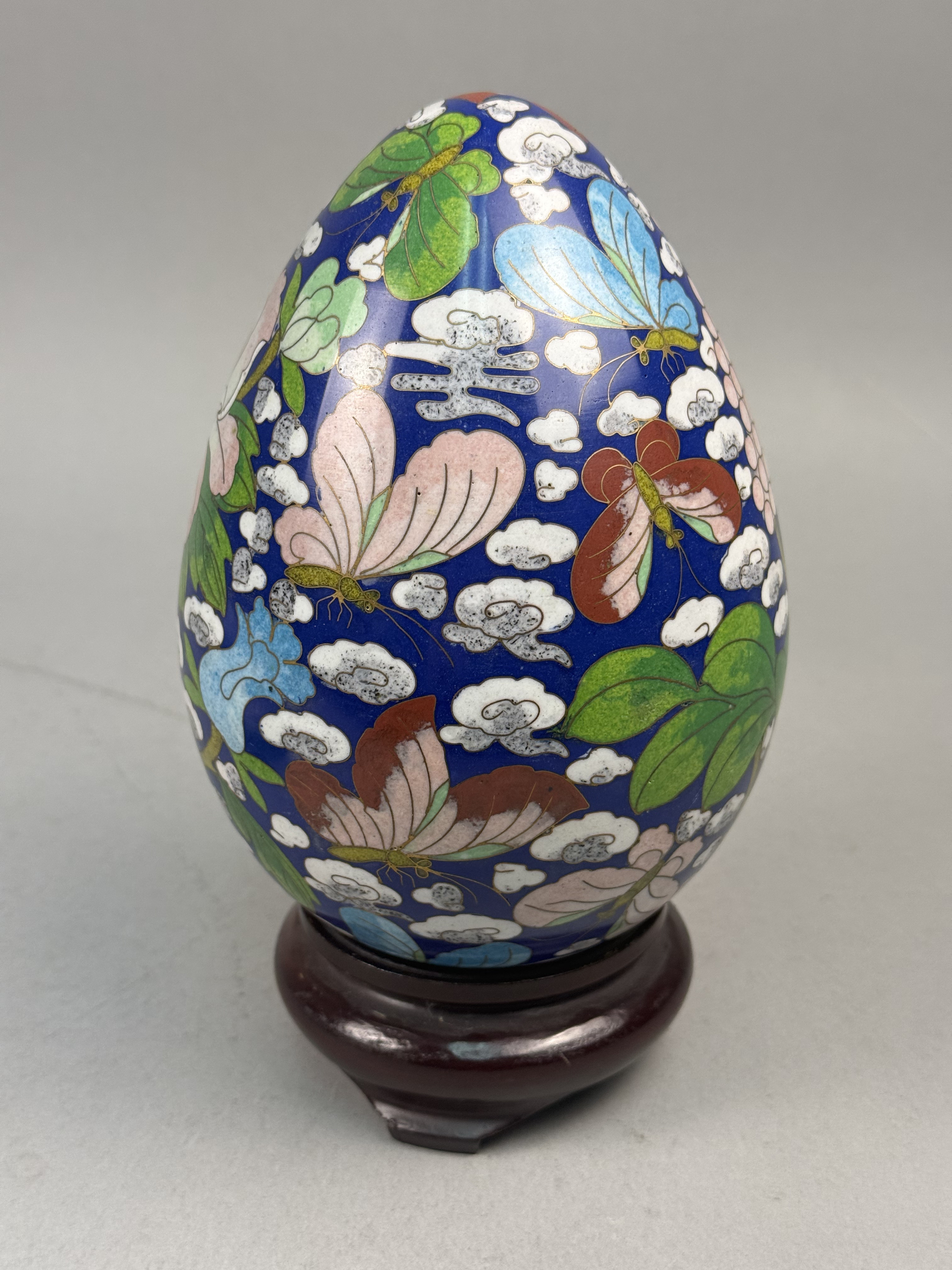 Large Cloisonne Enamel Egg