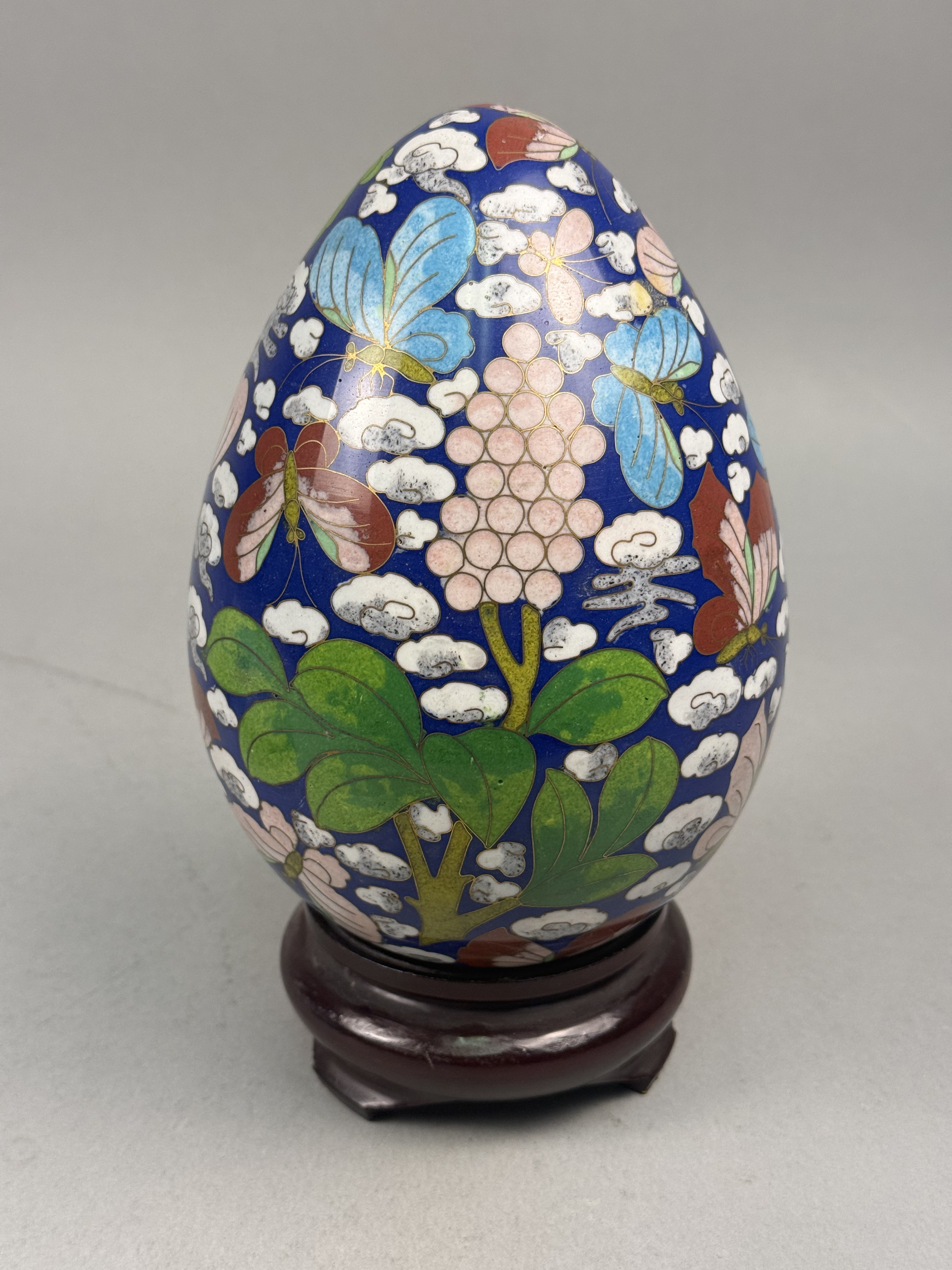 Large Cloisonne Enamel Egg