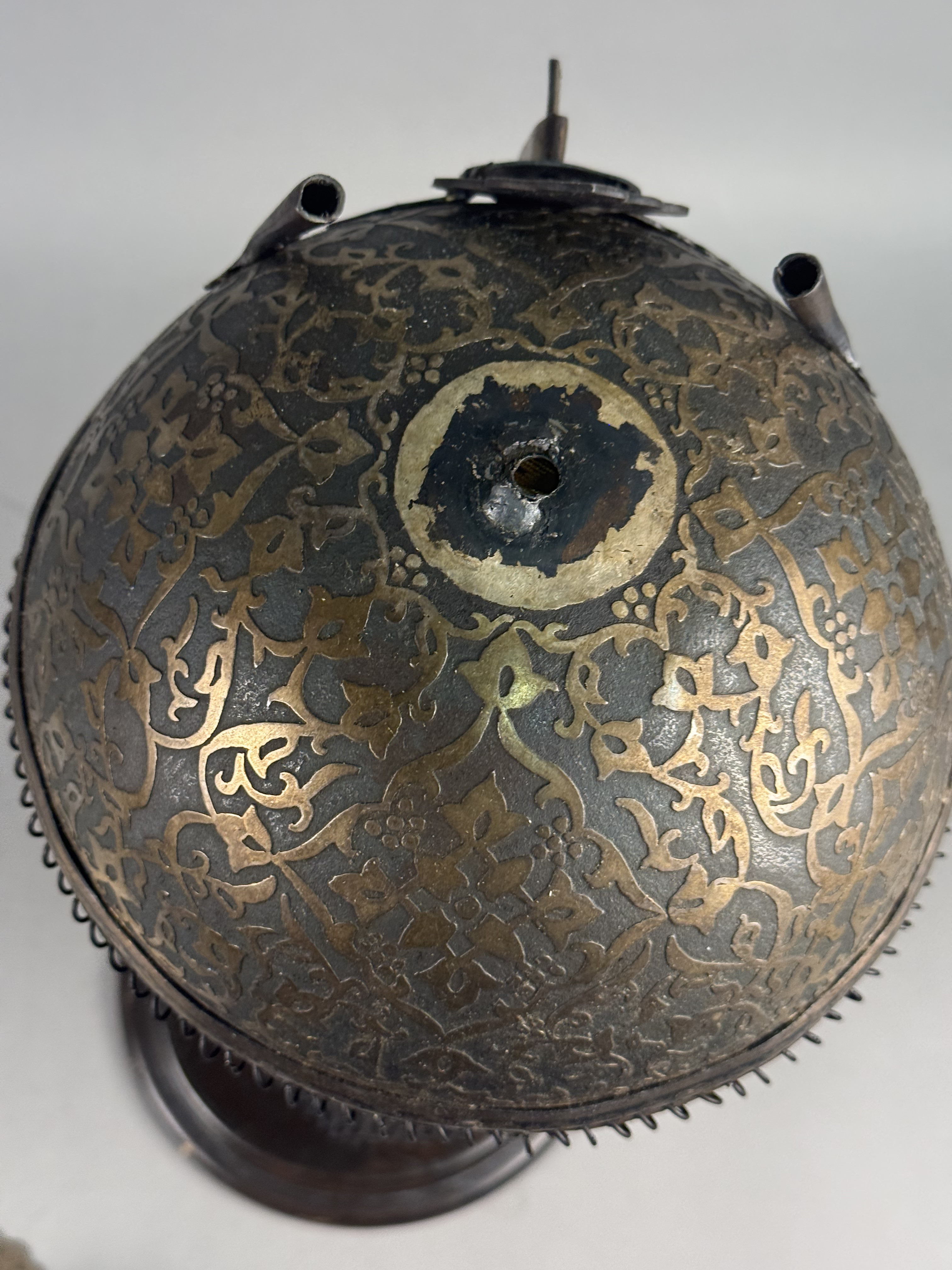 Indo-Persian Steel Kulah Khud Helmet