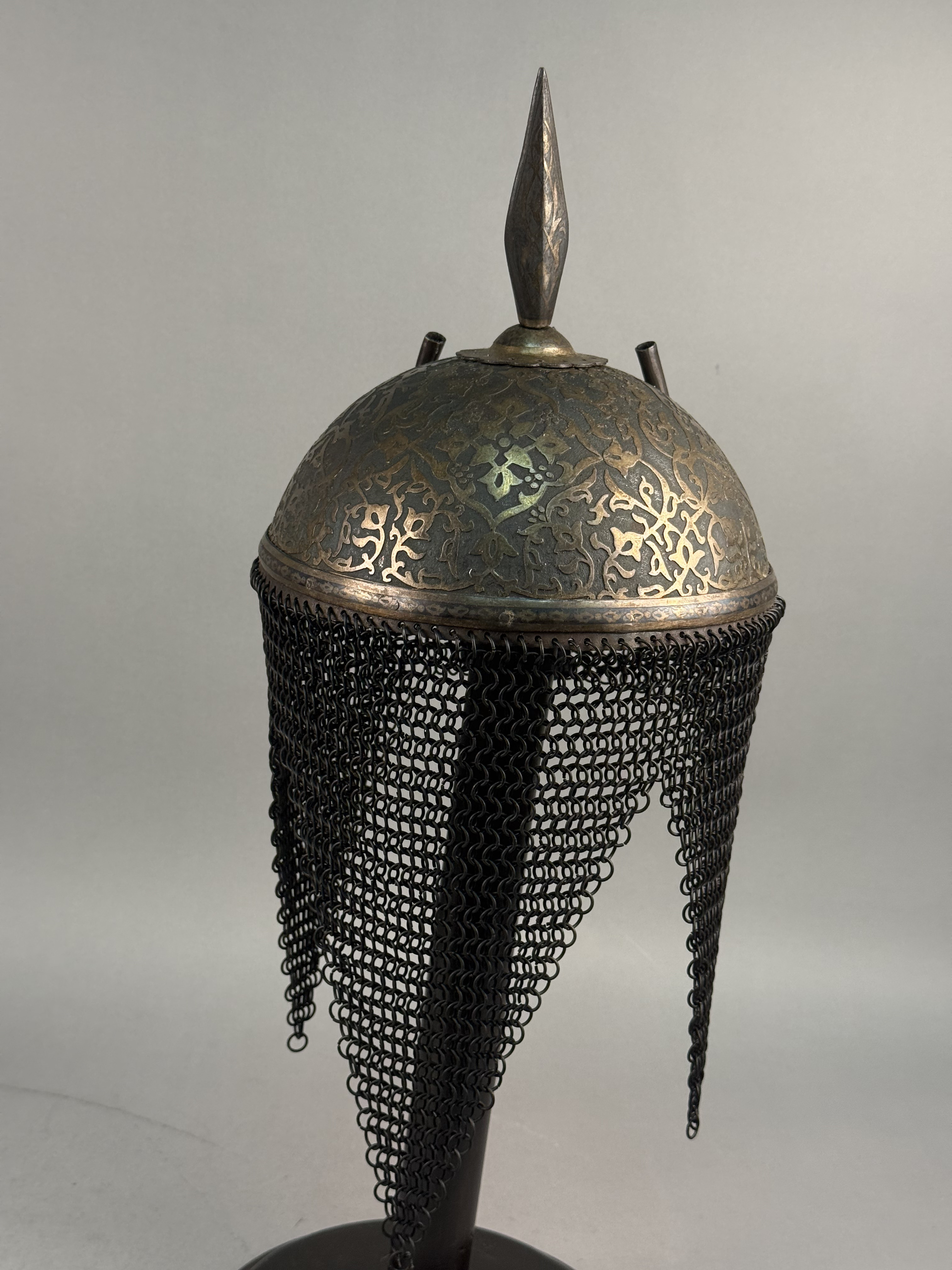 Indo-Persian Steel Kulah Khud Helmet