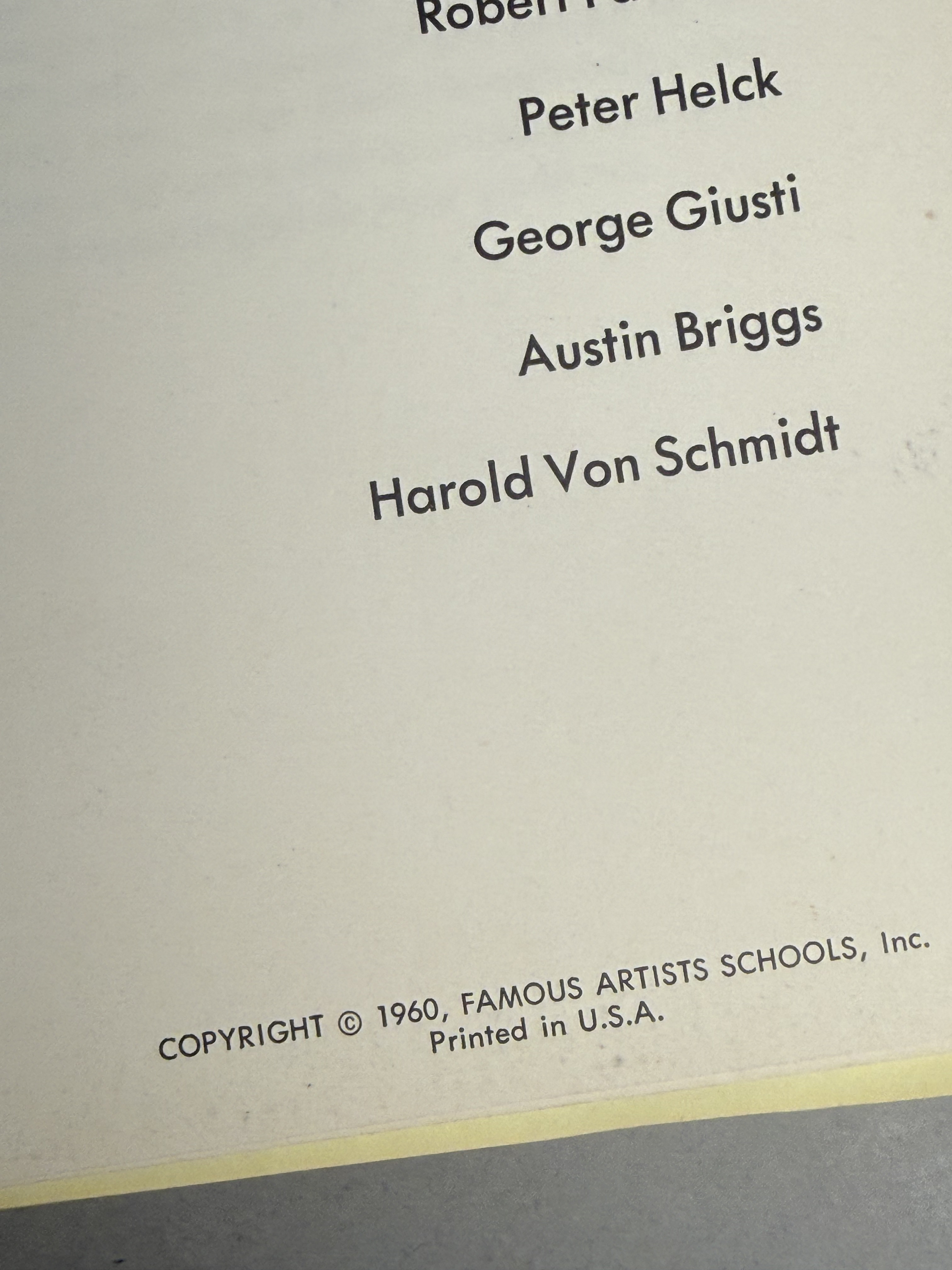 Famous Artists Schools, Inc. Course Binders 1960