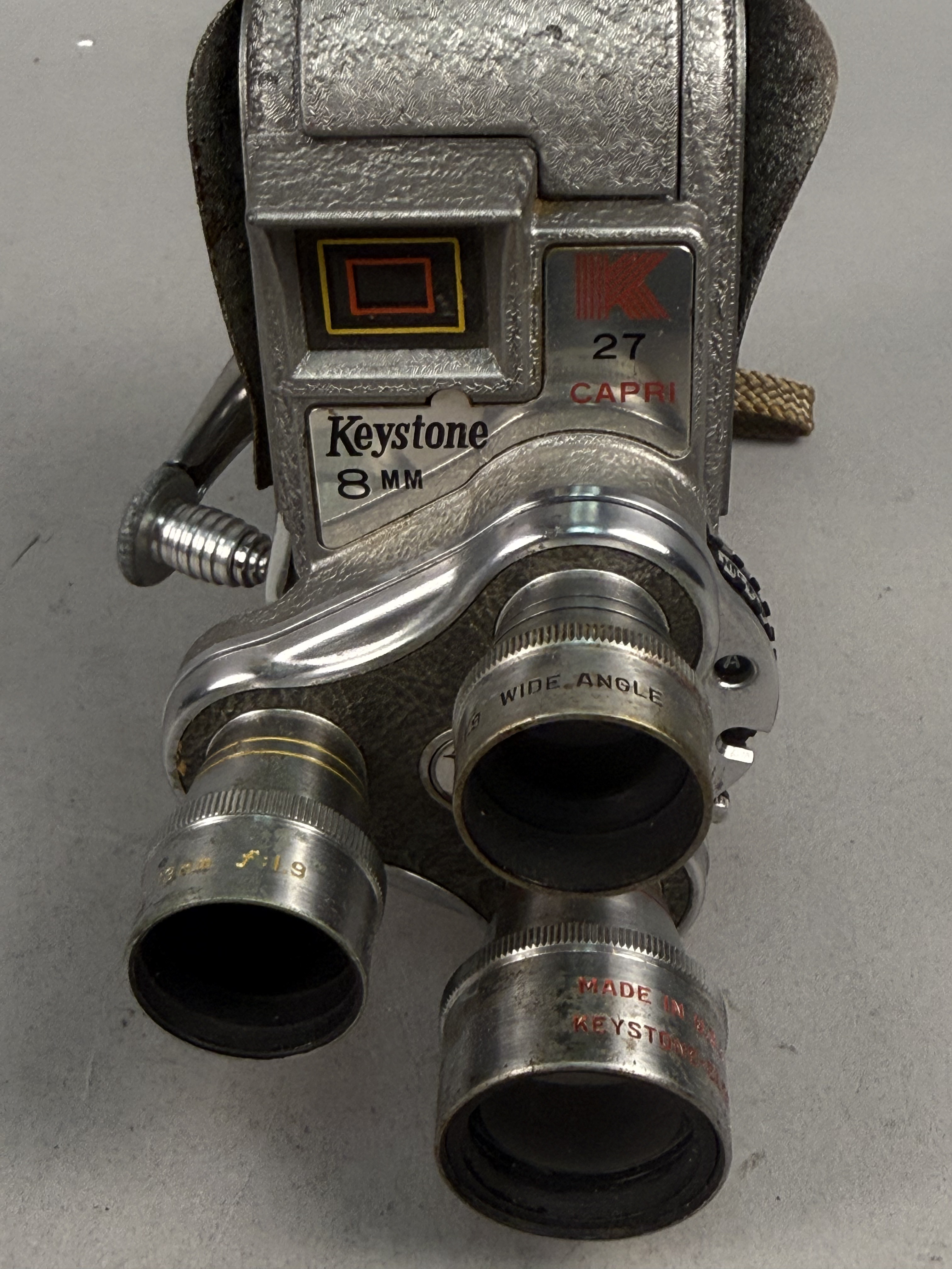 Keystone Capri K-27 8mm Camera Triple Lens