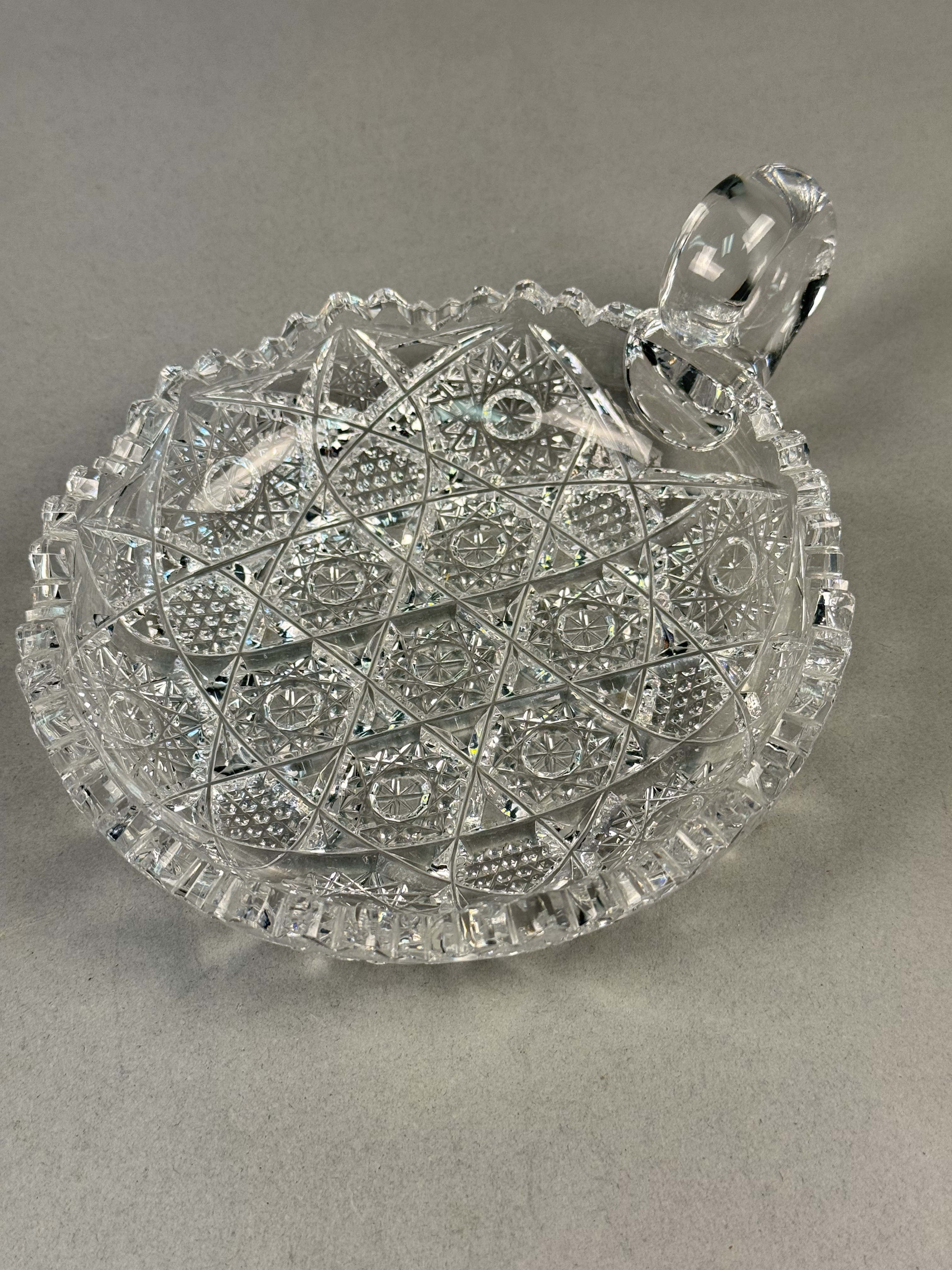 Brilliant Period Cut Glass Serving Dishes