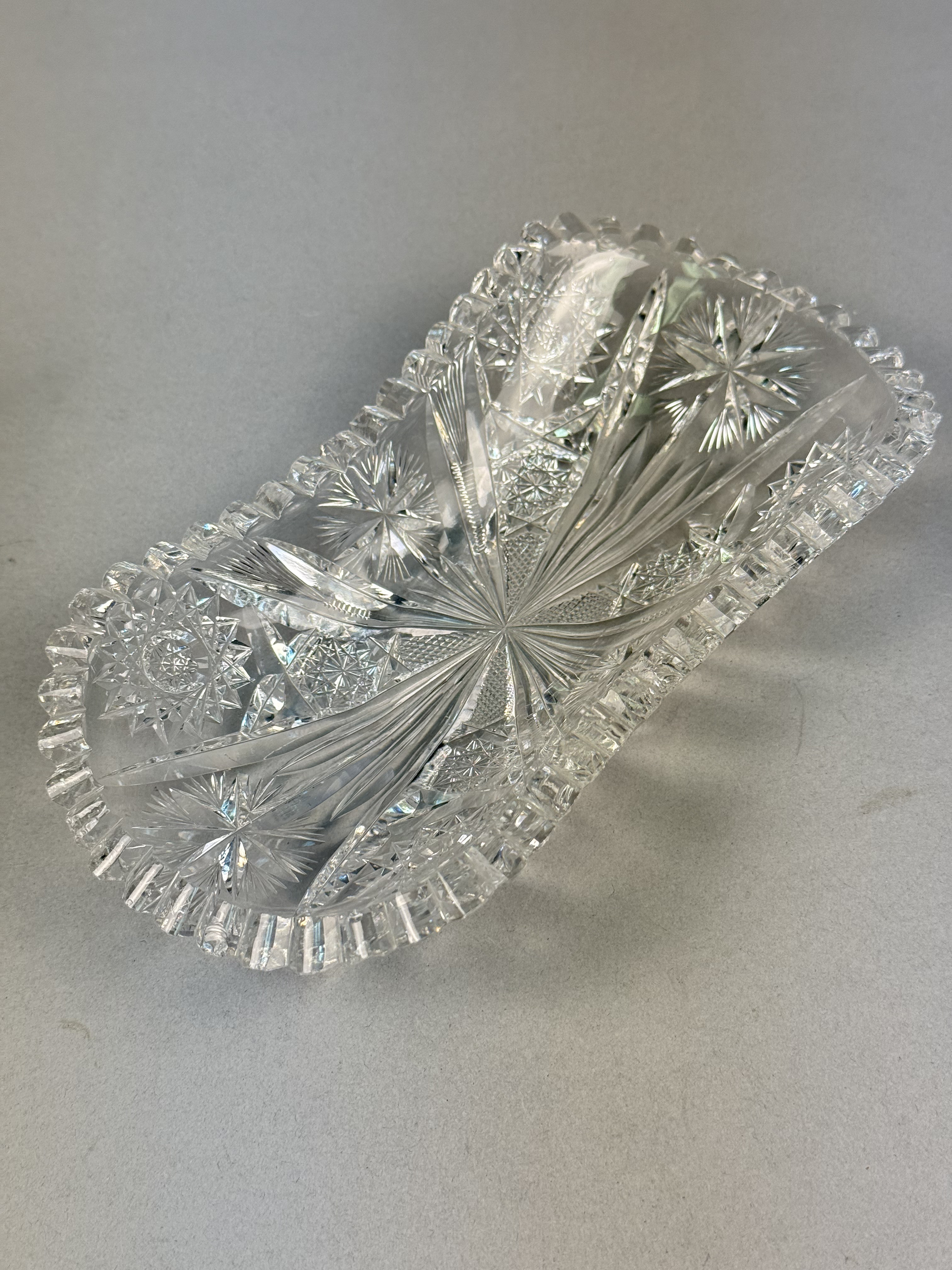 Brilliant Period Cut Glass Serving Dishes