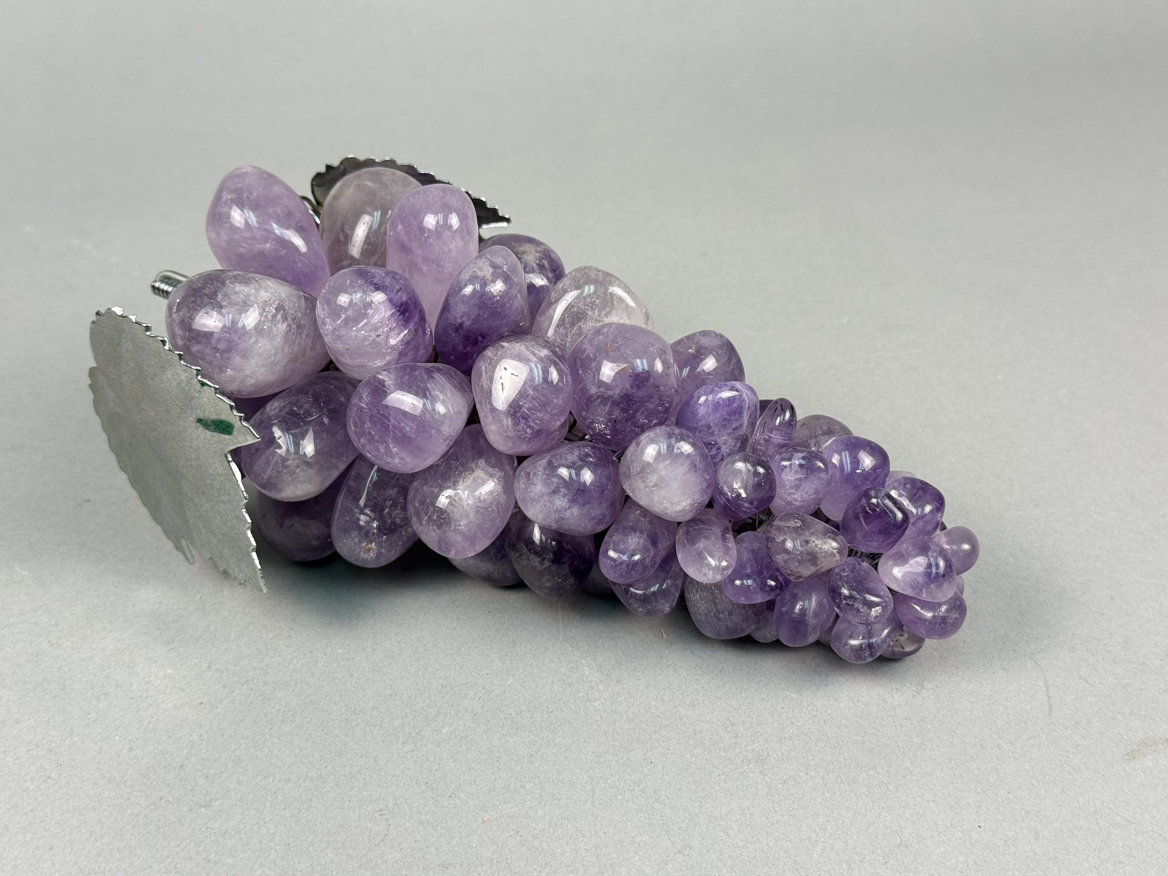 Mid-Century Style Amethyst Grape Cluster