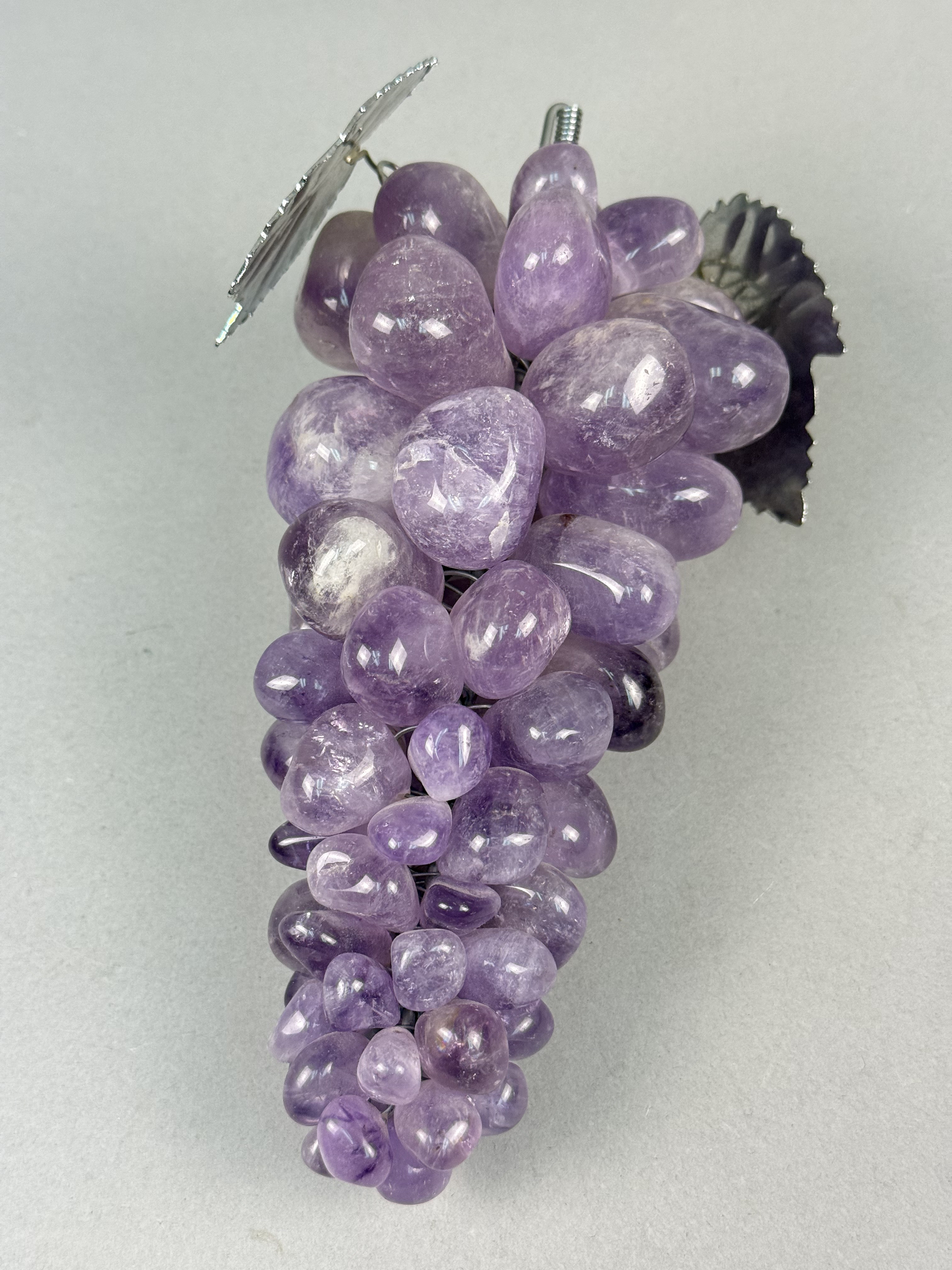 Mid-Century Style Amethyst Grape Cluster