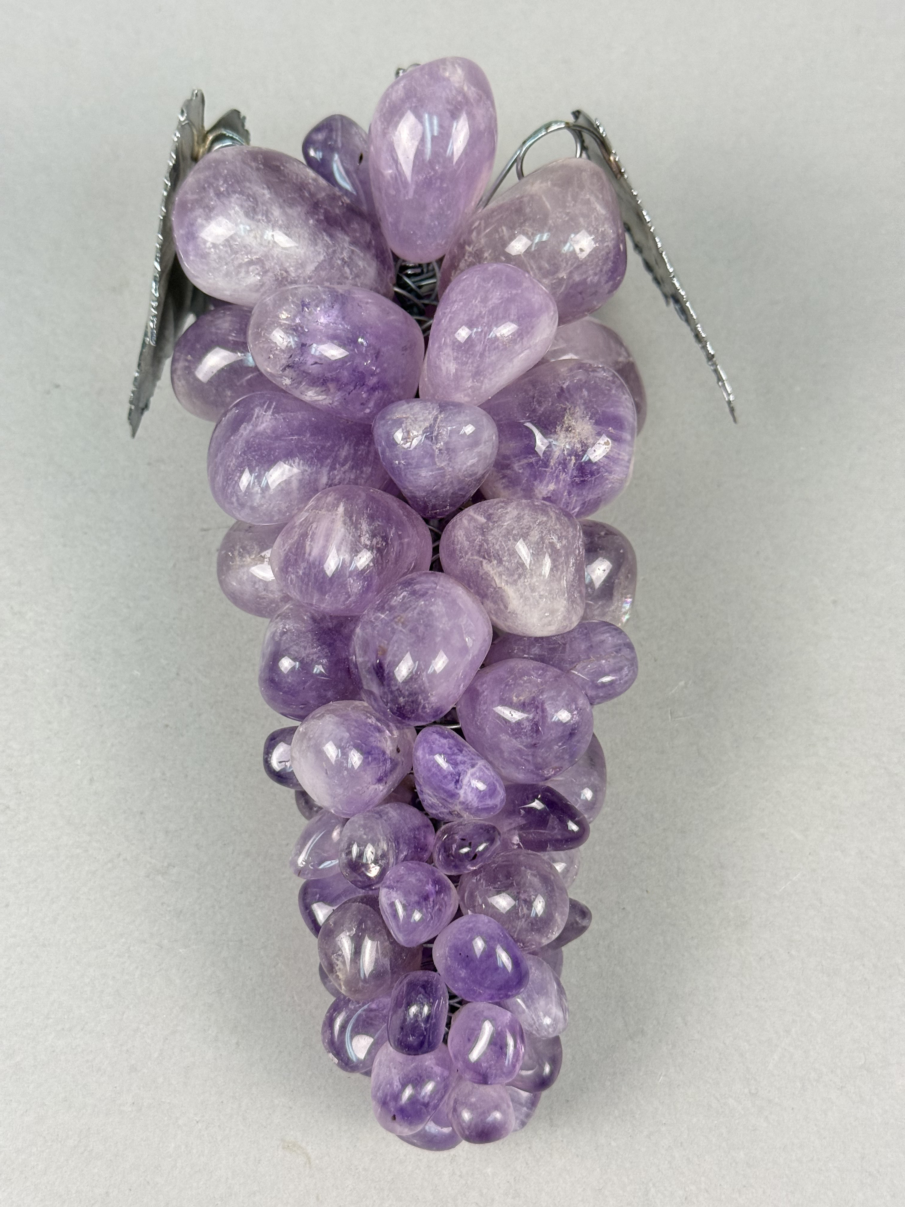Mid-Century Style Amethyst Grape Cluster