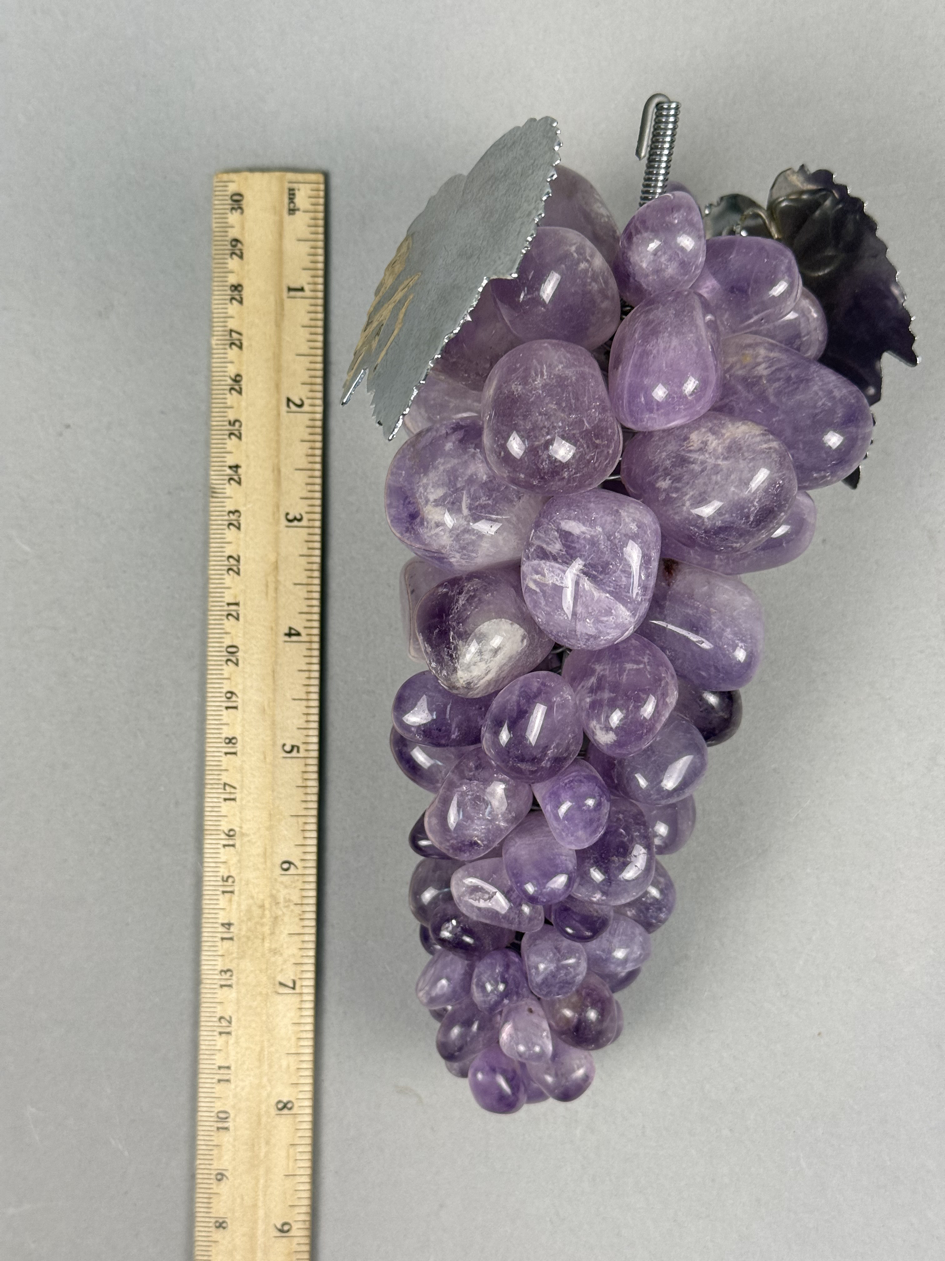 Mid-Century Style Amethyst Grape Cluster