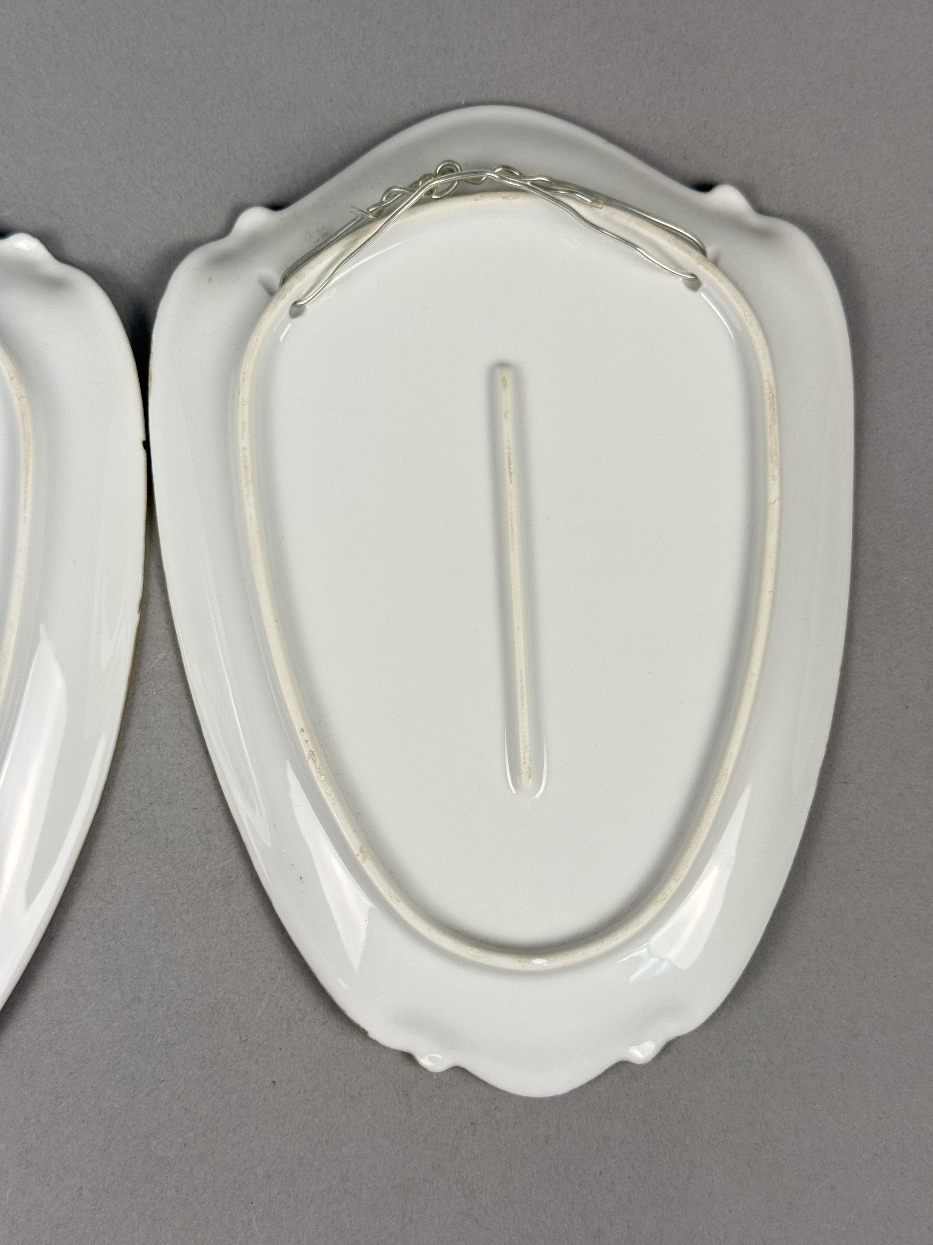 Hand-Painted Porcelain Wall Plaques A. Grambo