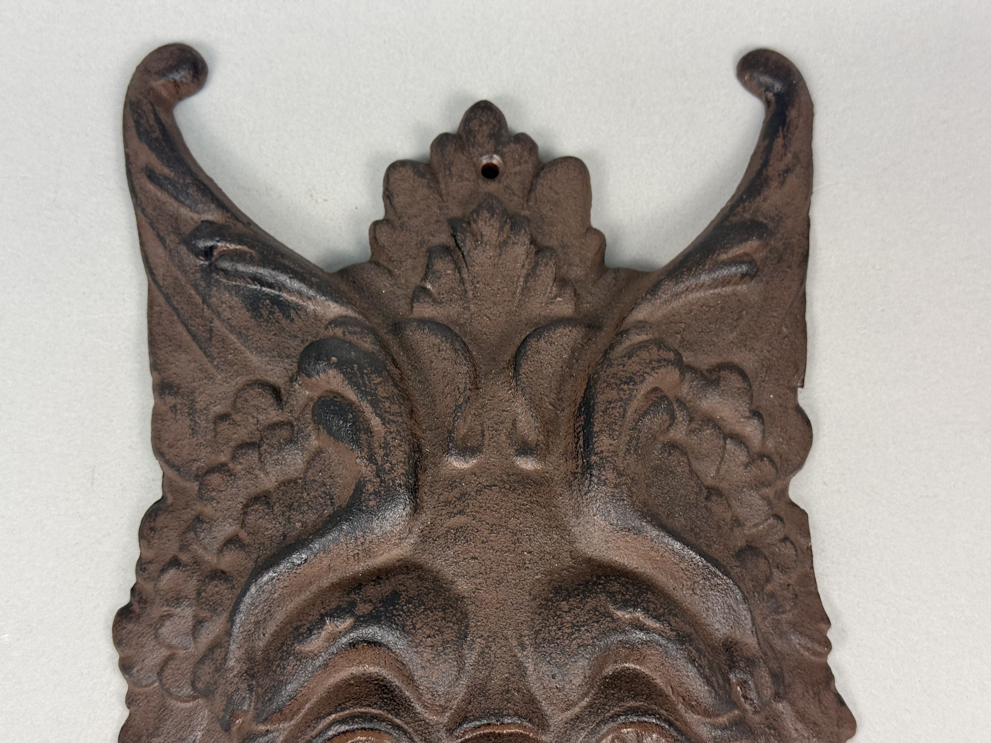 Gothic Cast Iron Green Man Door Knocker