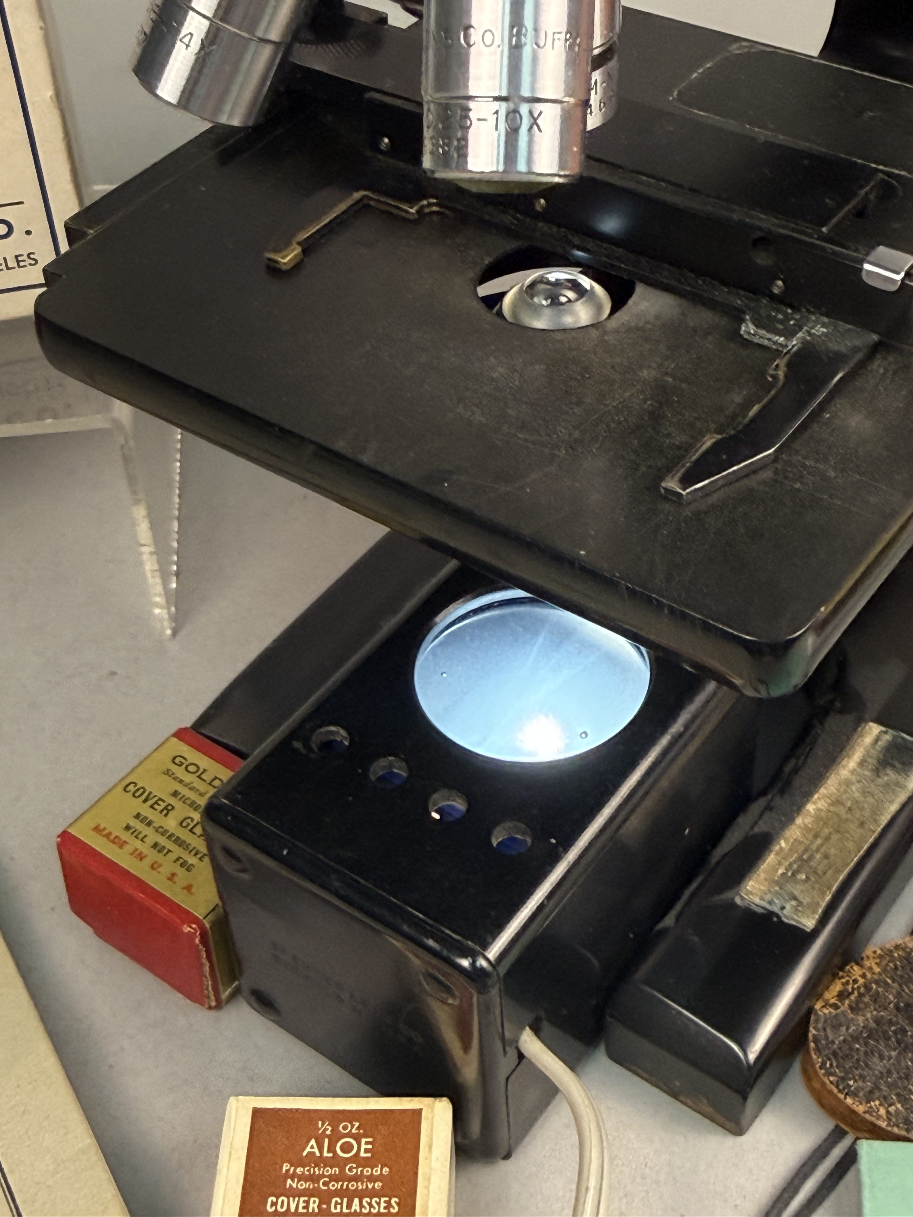 Spencer Buffalo Binocular Microscope Set