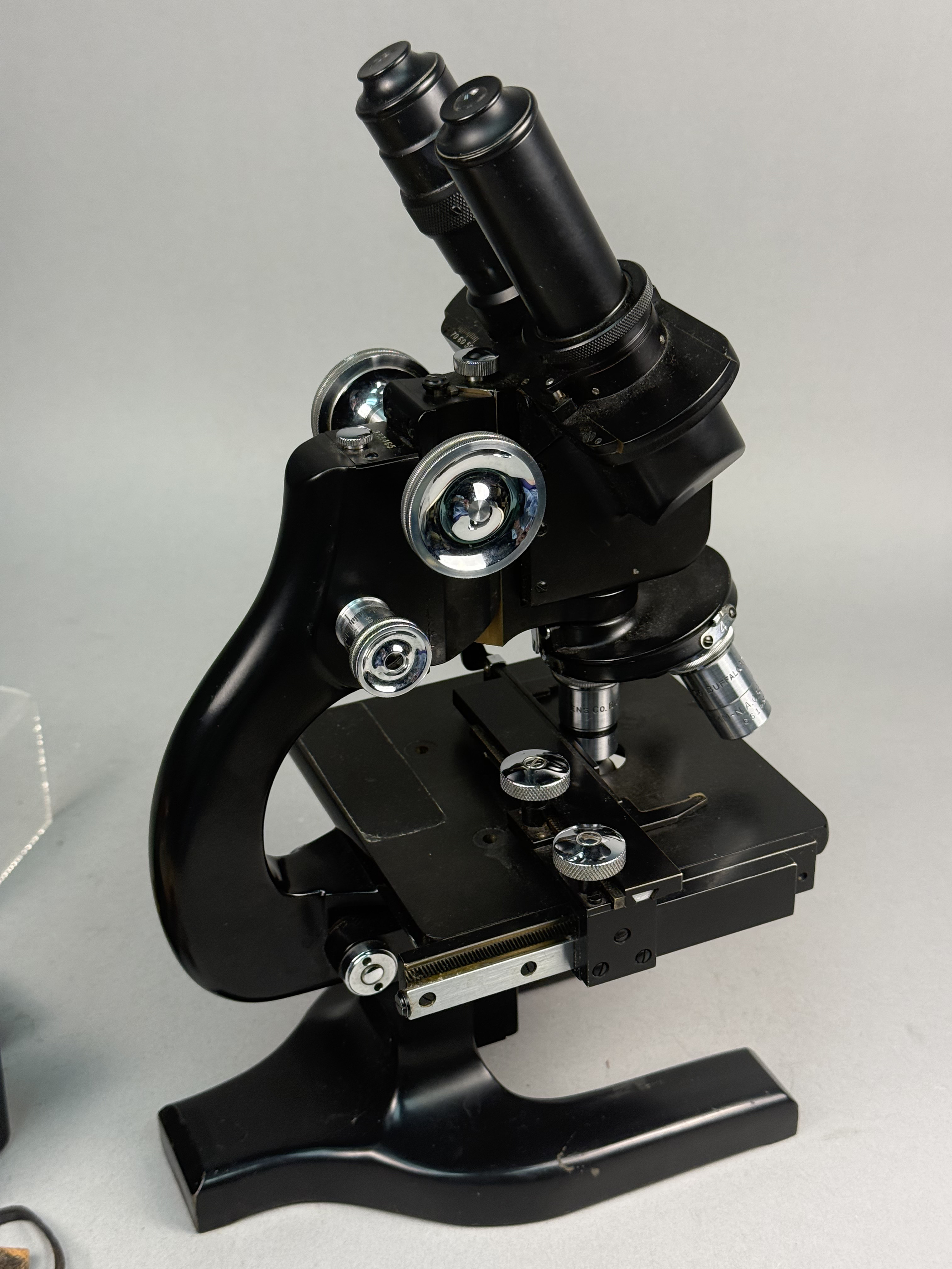Spencer Buffalo Binocular Microscope Set