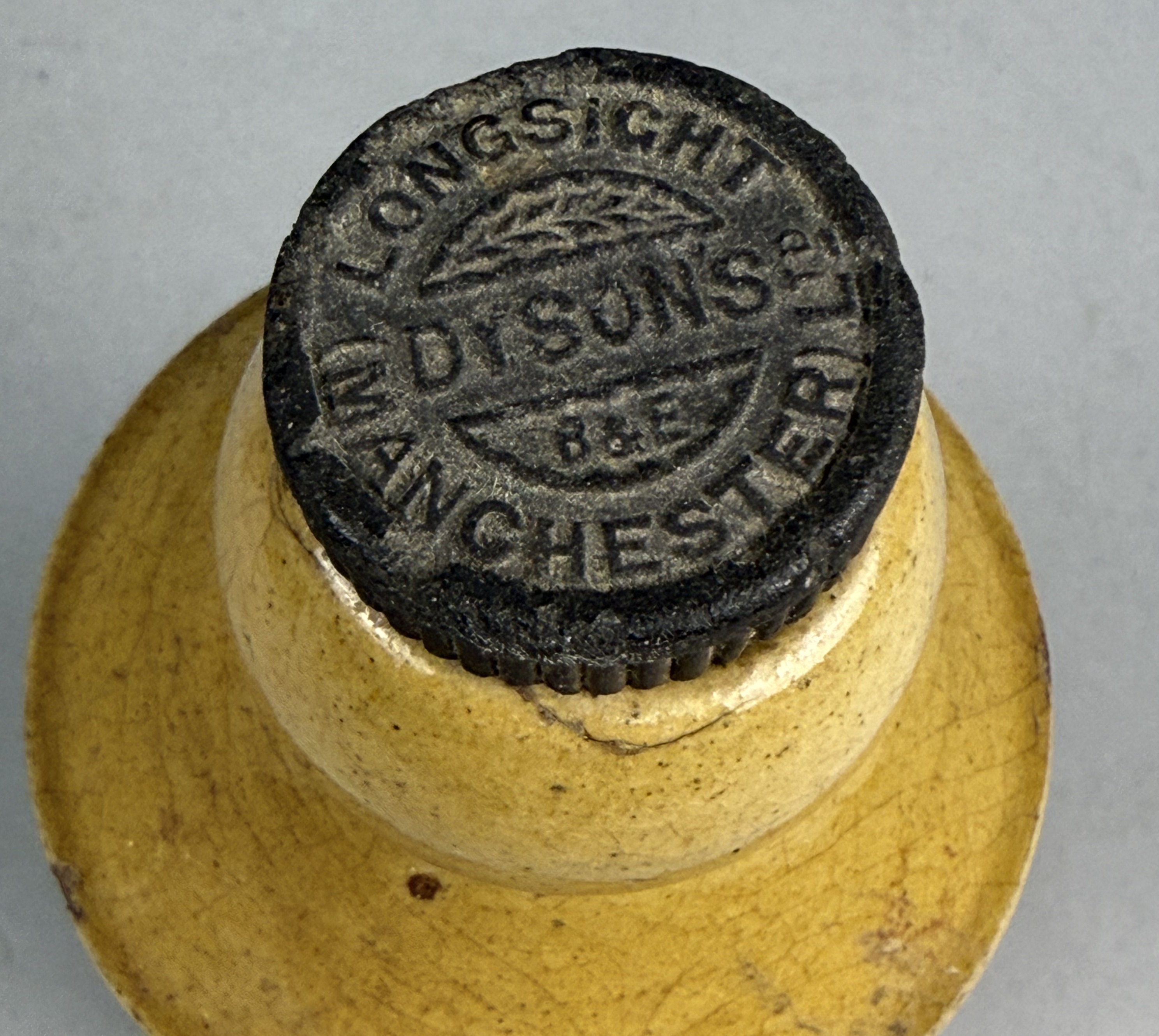 J. Lang Longsight Manchester Ginger Beer Bottle