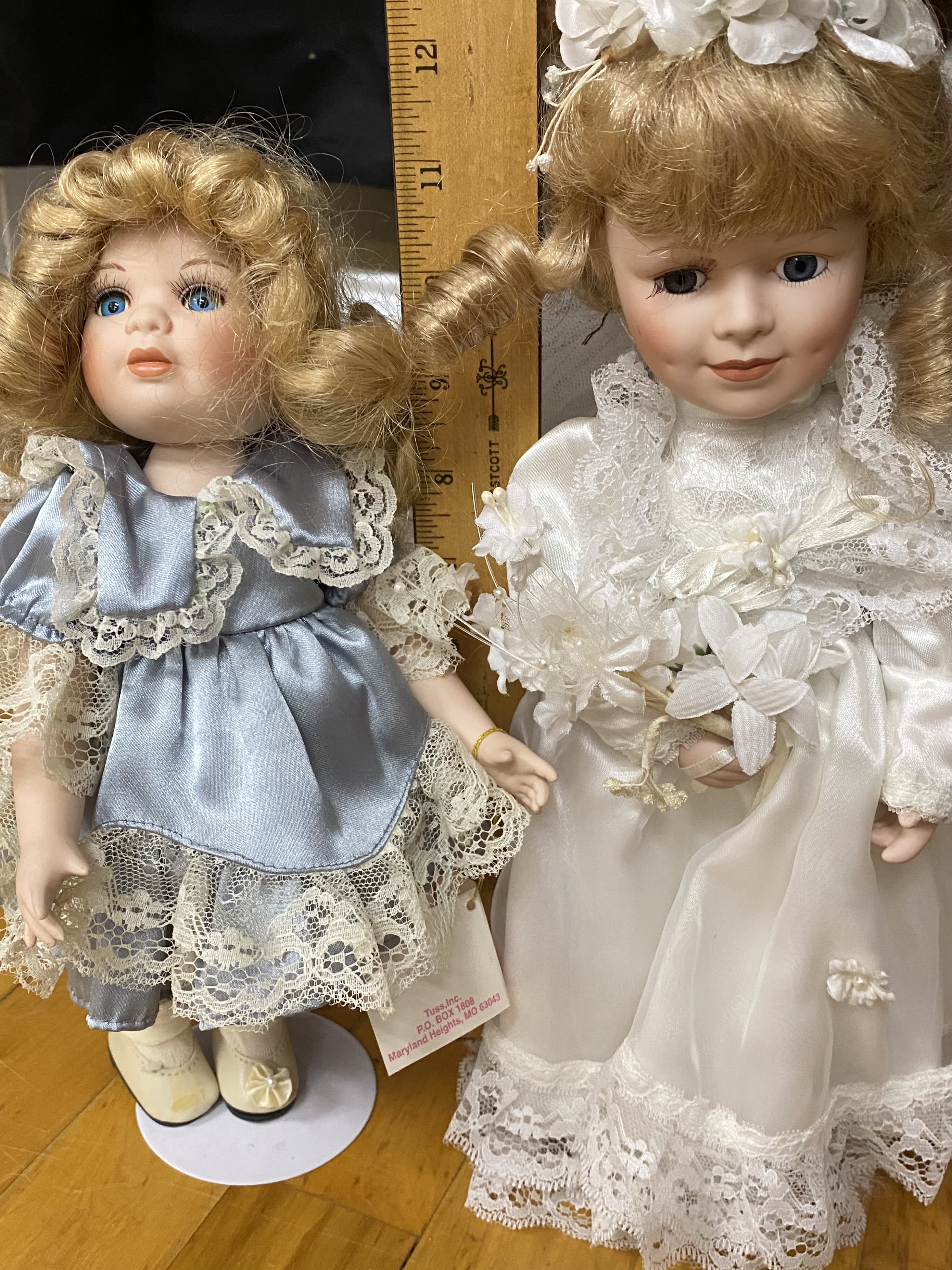 12 Contemporary Collectible Porcelain Dolls
