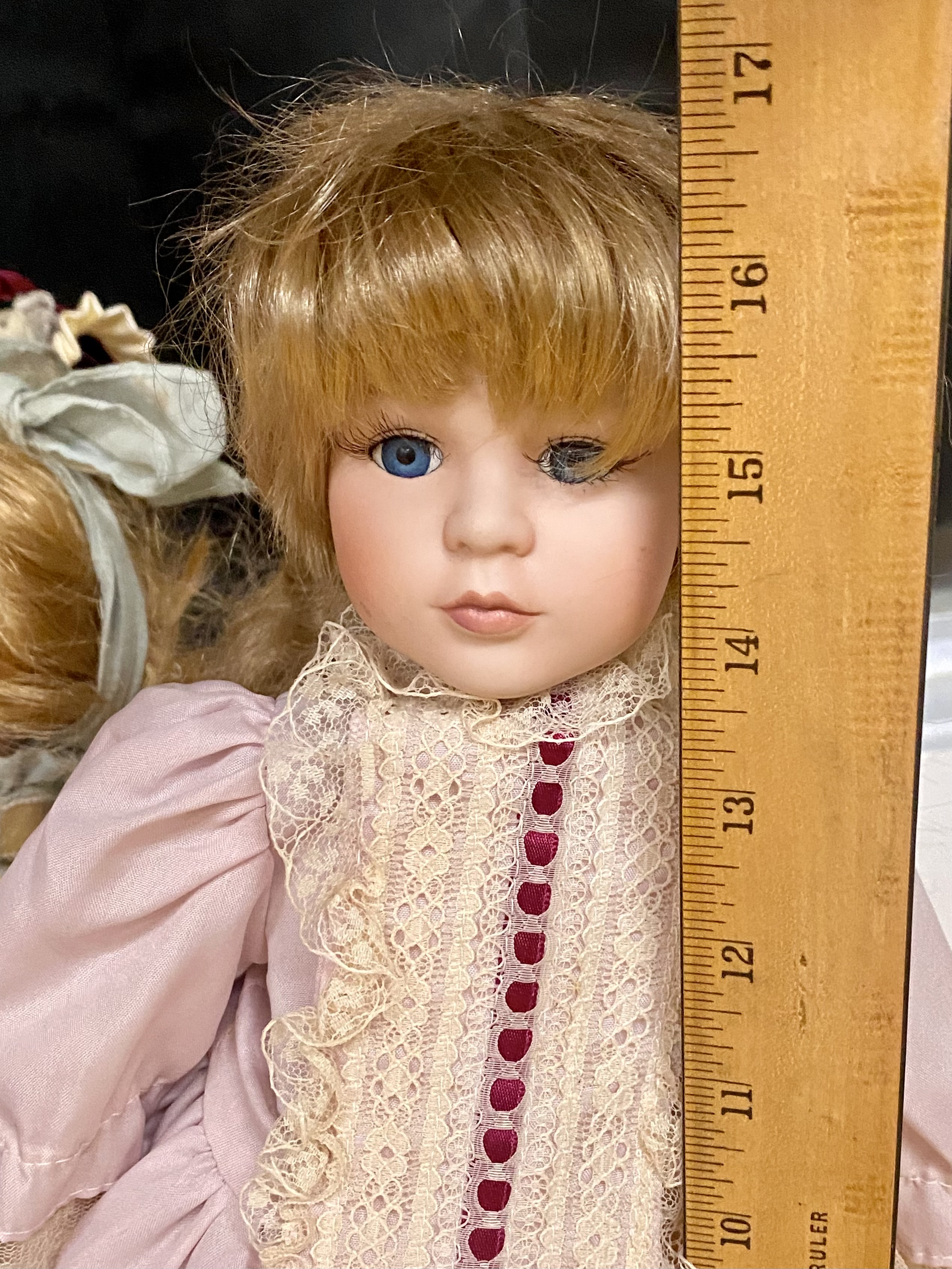 9 Contemporary Porcelain Collectible Dolls