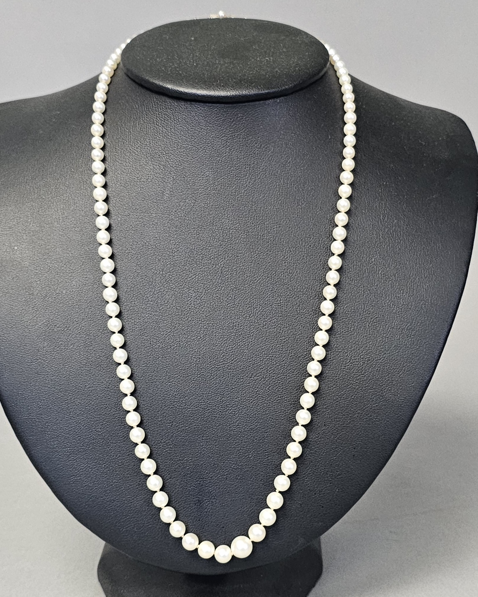 Mikimoto Graduated Cultured Pearl Necklace