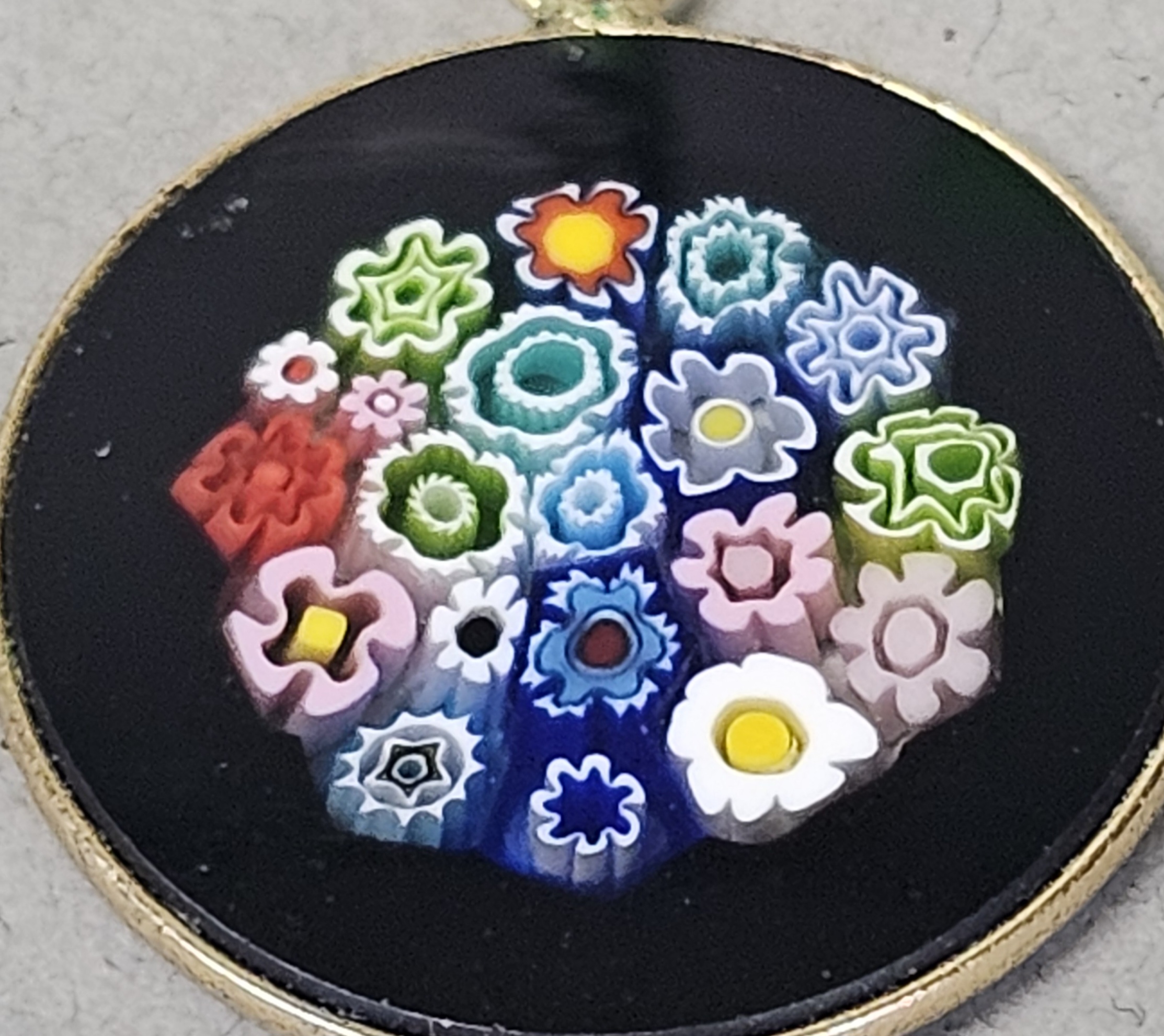 Sterling Silver & Vermeil Millefiori Glass Jewelry