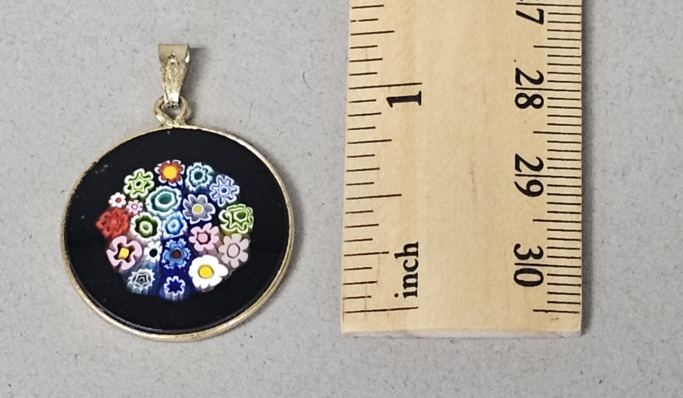 Sterling Silver & Vermeil Millefiori Glass Jewelry