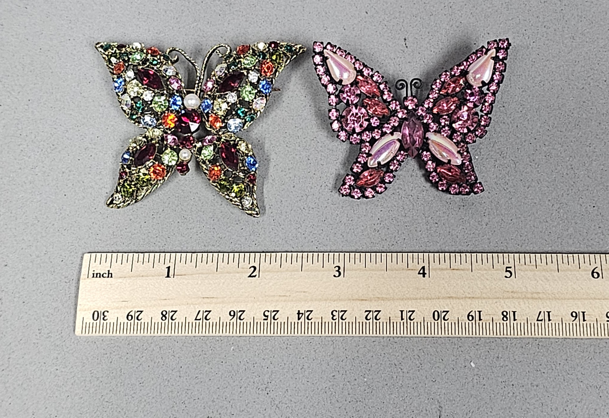 Butterfly & Dragonfly Costume Jewelry Brooches