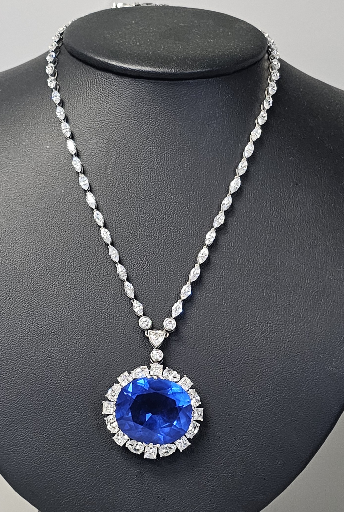 Smithsonian Simulated Hope Diamond Necklace