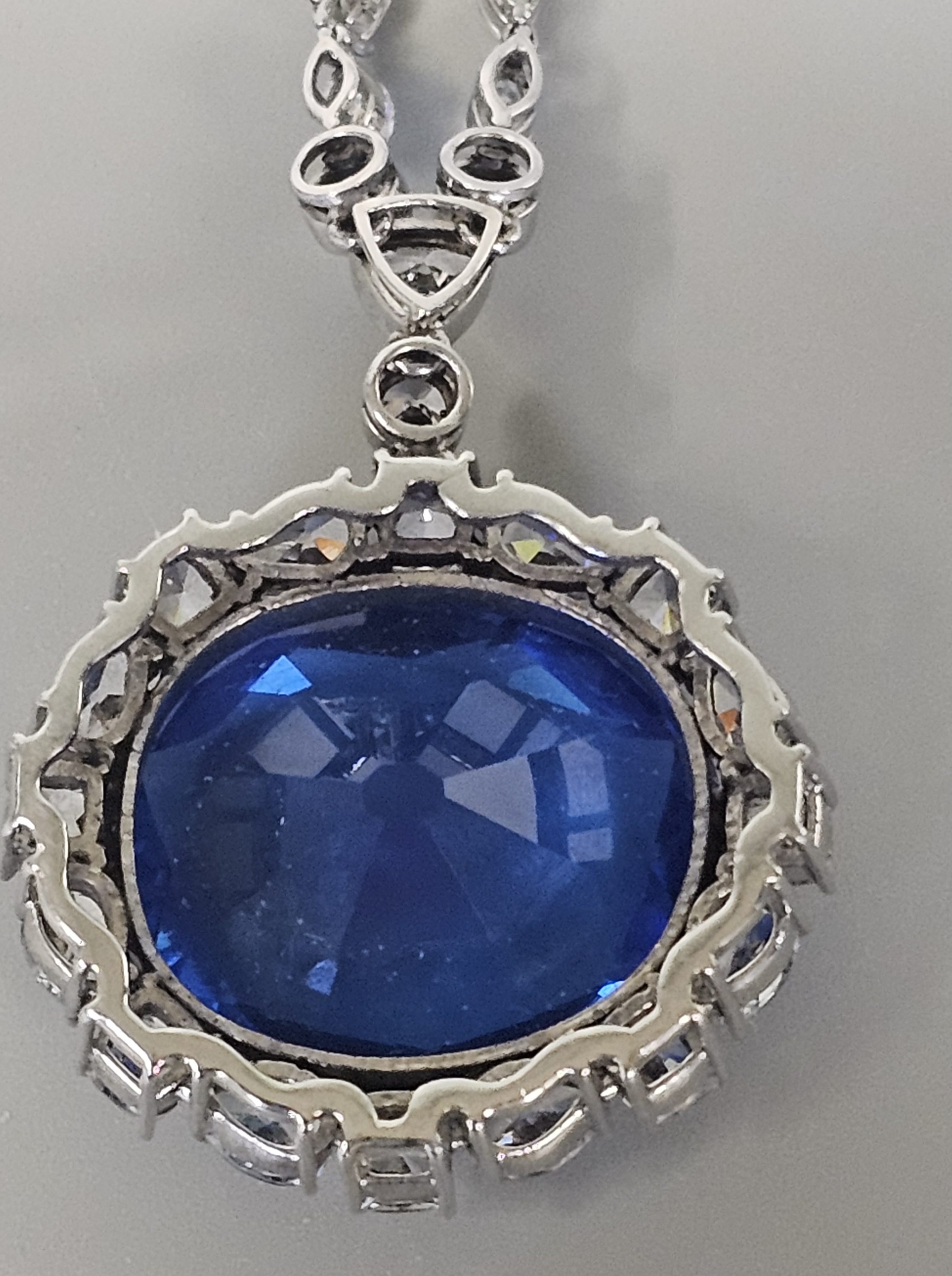 Smithsonian Simulated Hope Diamond Necklace