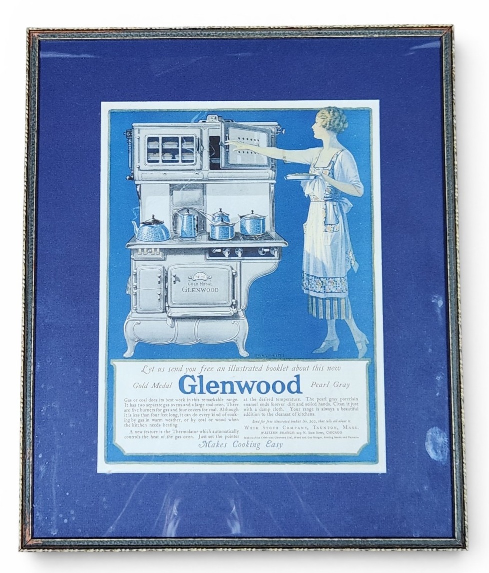 1920s Glenwood Ranges Ad Edward Mason Eggleston