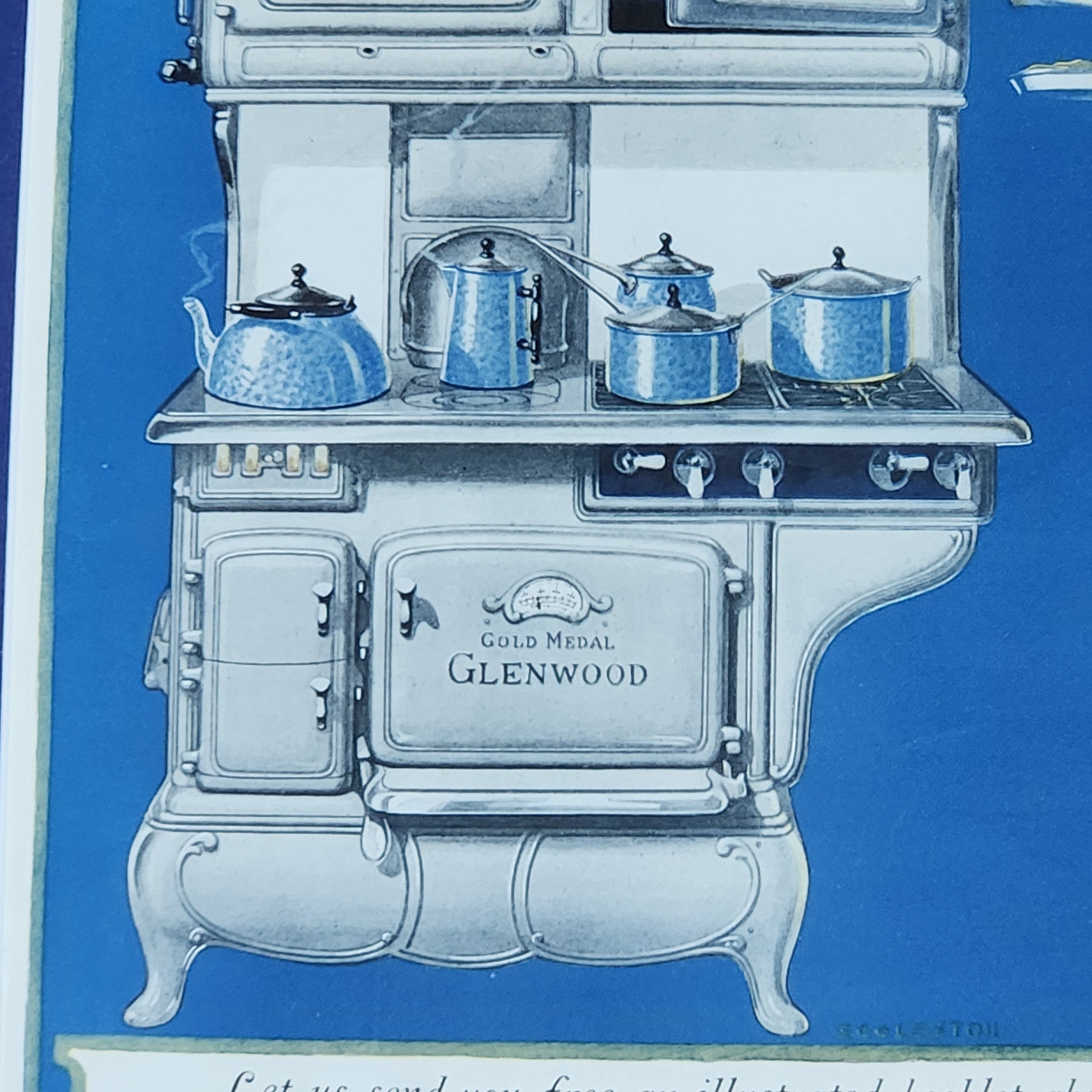 1920s Glenwood Ranges Ad Edward Mason Eggleston