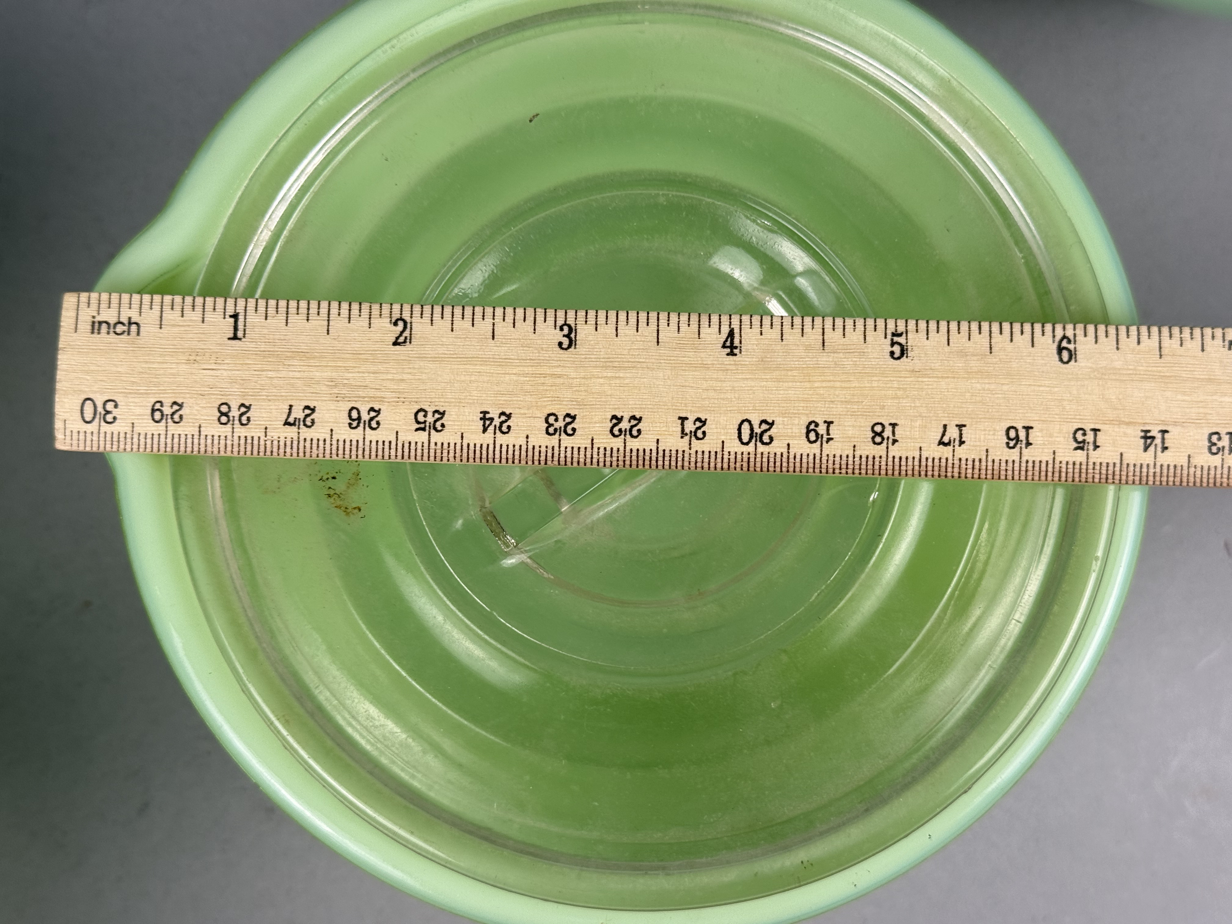 Five-Pieces of Fire-King Jadeite Kitchenware