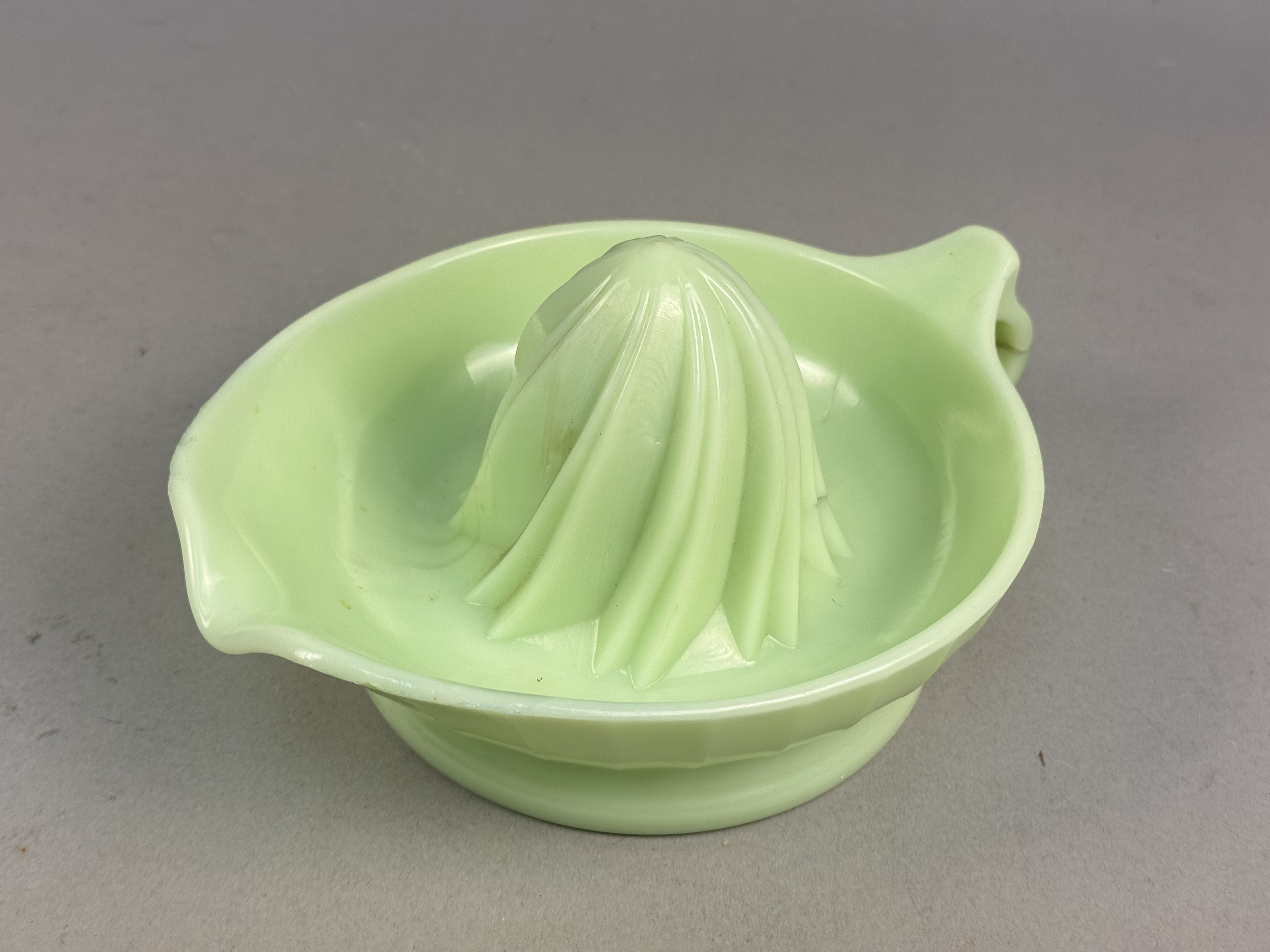 Vintage Uranium Jadeite Citrus Juicer