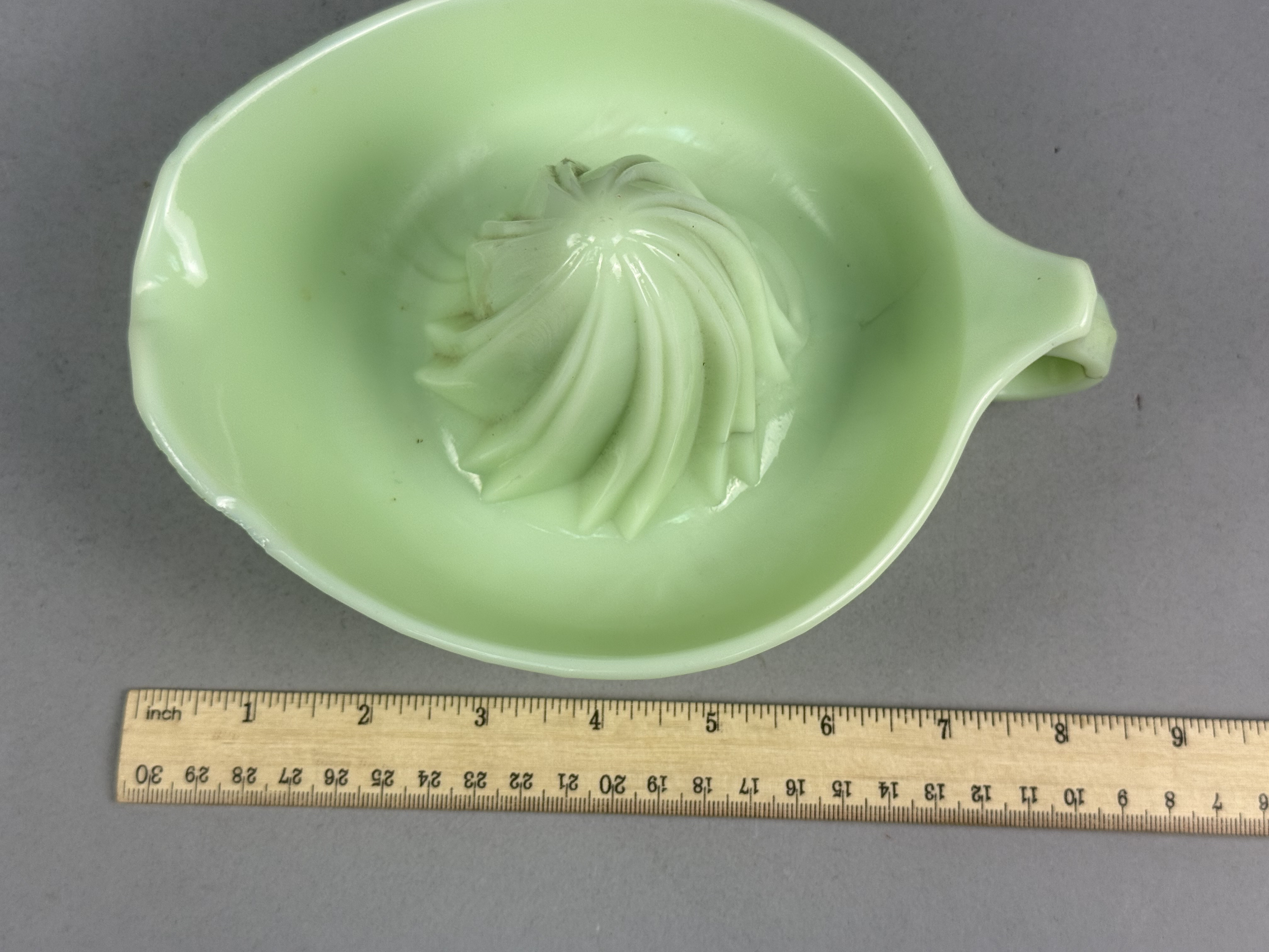 Vintage Uranium Jadeite Citrus Juicer