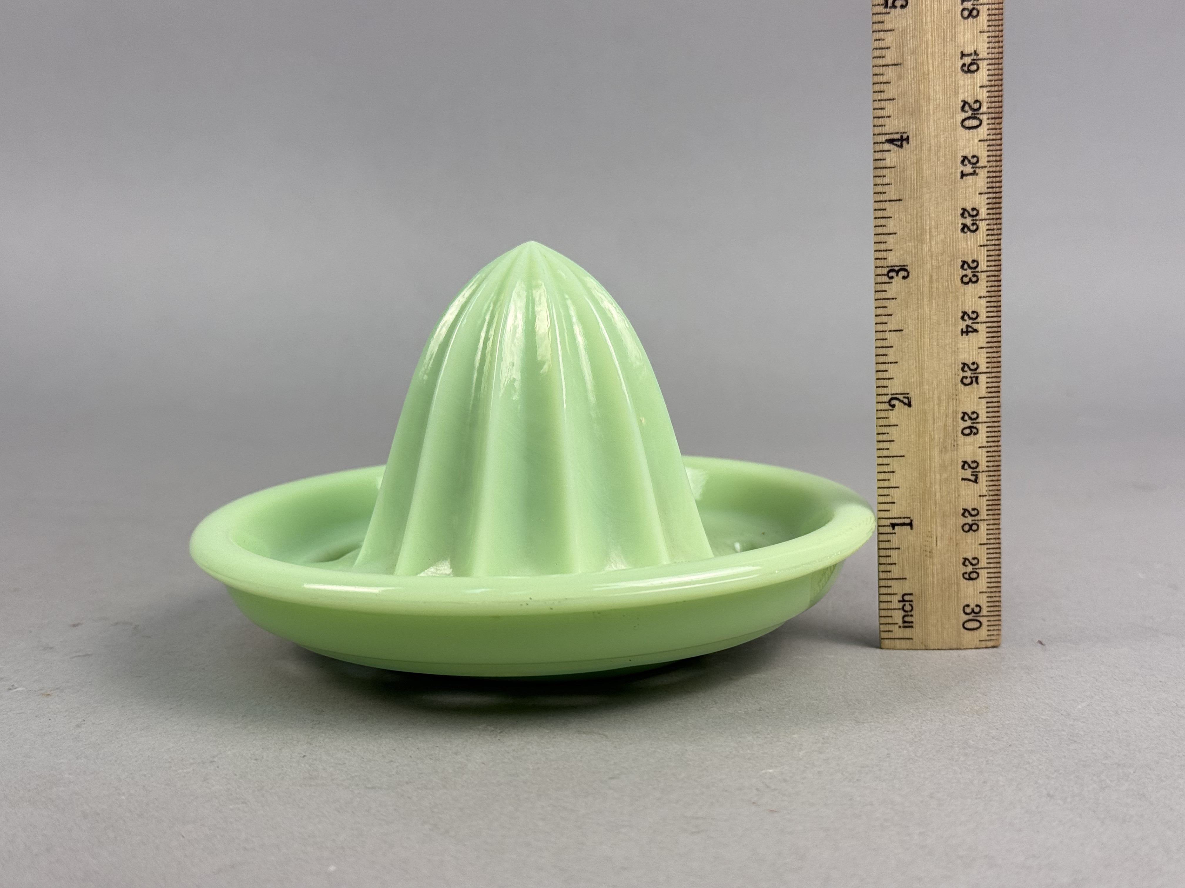 Jadeite Uranium Glass Citrus Reamer Insert