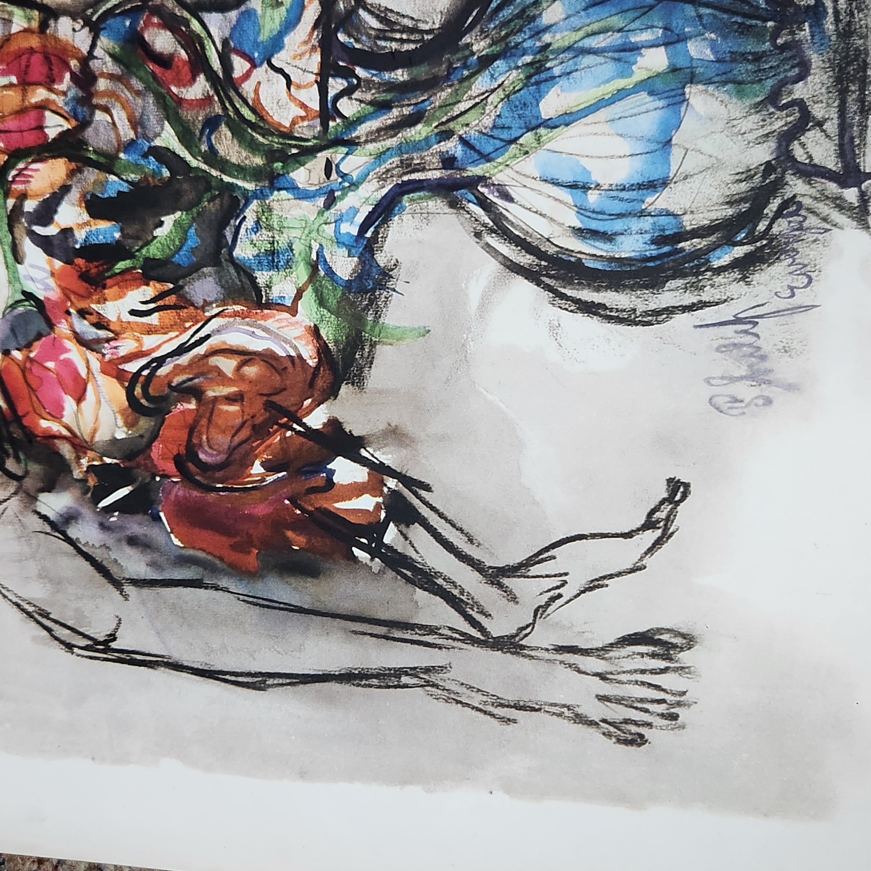 Philip Evergood 1966 The Honey Suckers Print