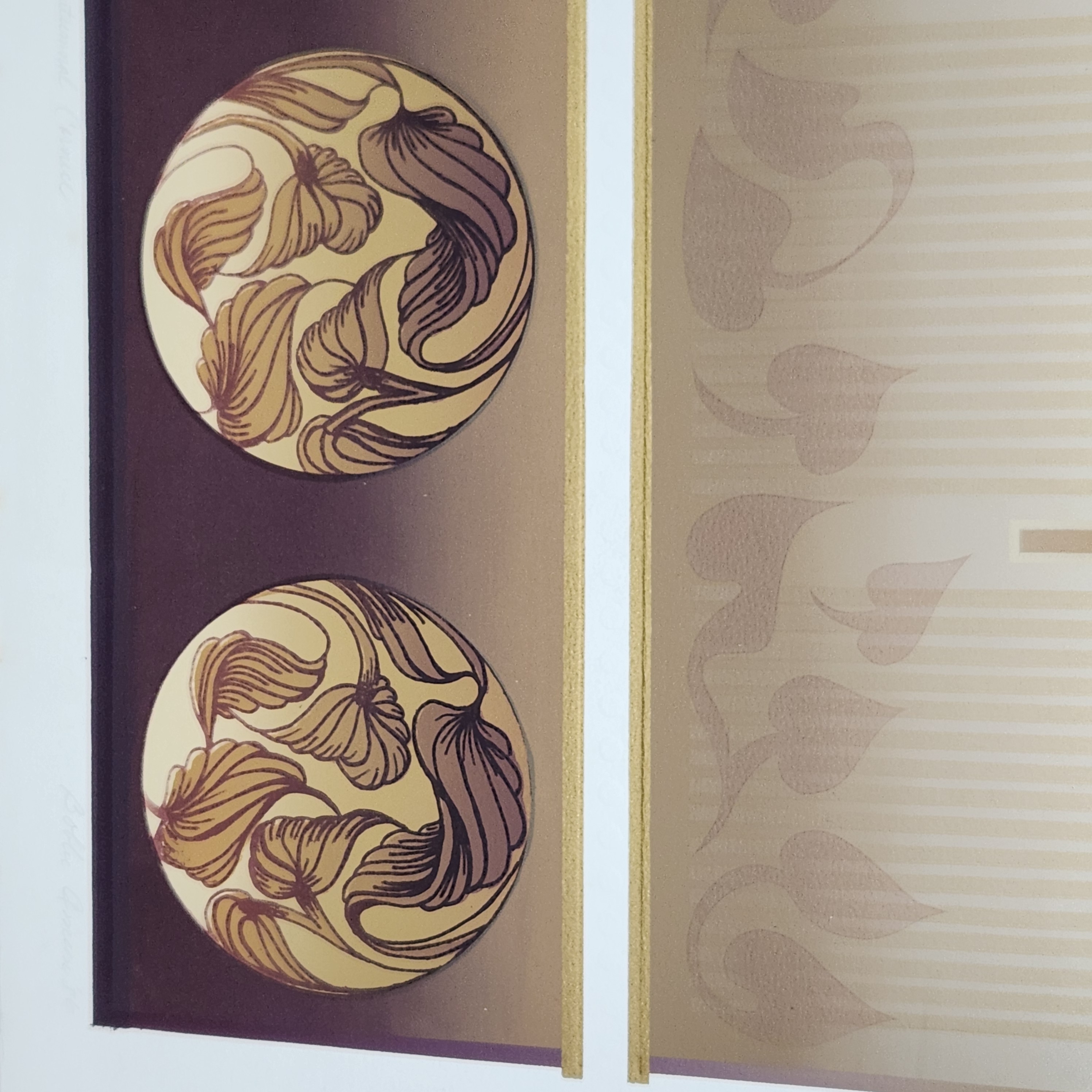 Bobbie Ameen Autumnal Cornice Screen Print