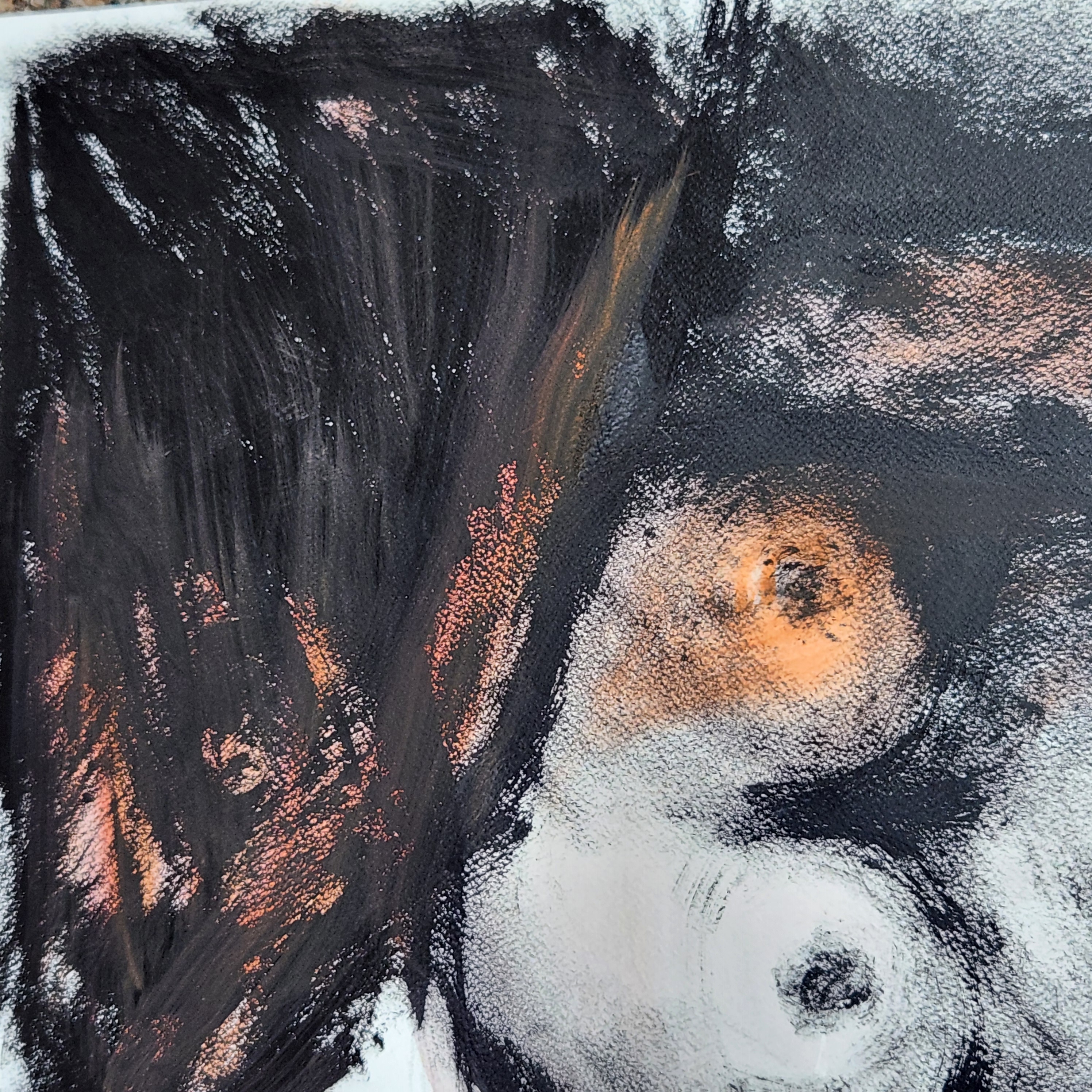 Mixed Media Nude Torso