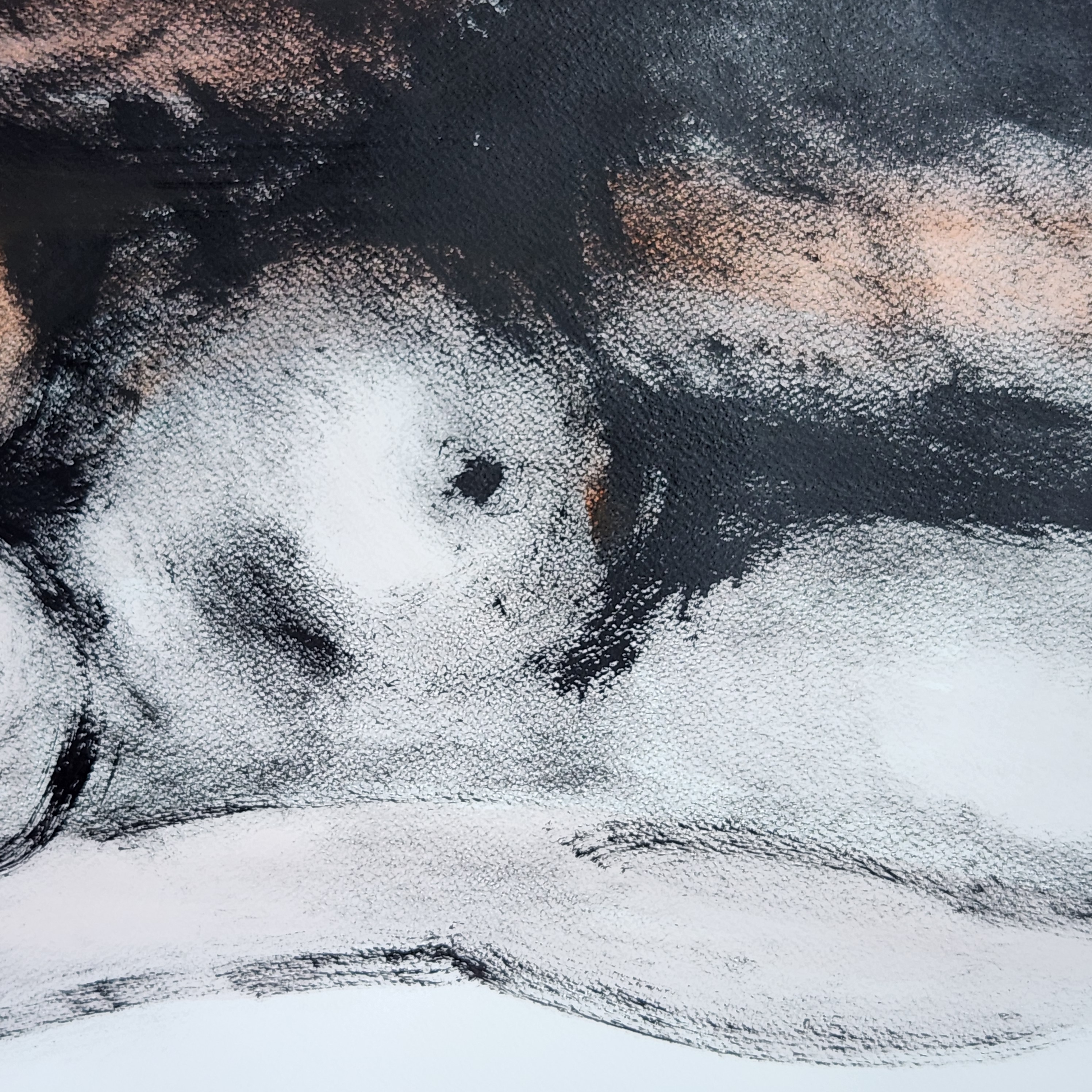 Mixed Media Nude Torso