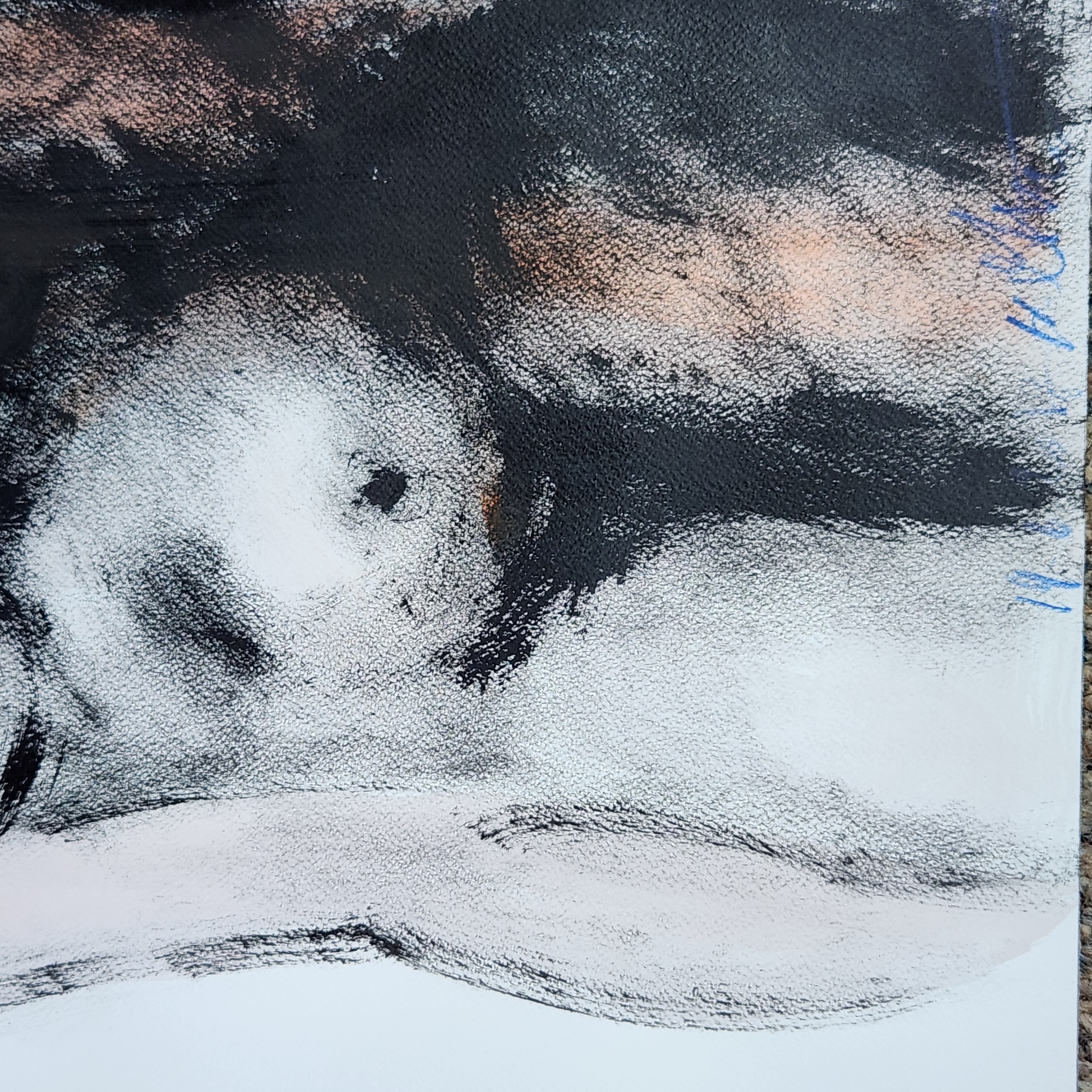 Mixed Media Nude Torso