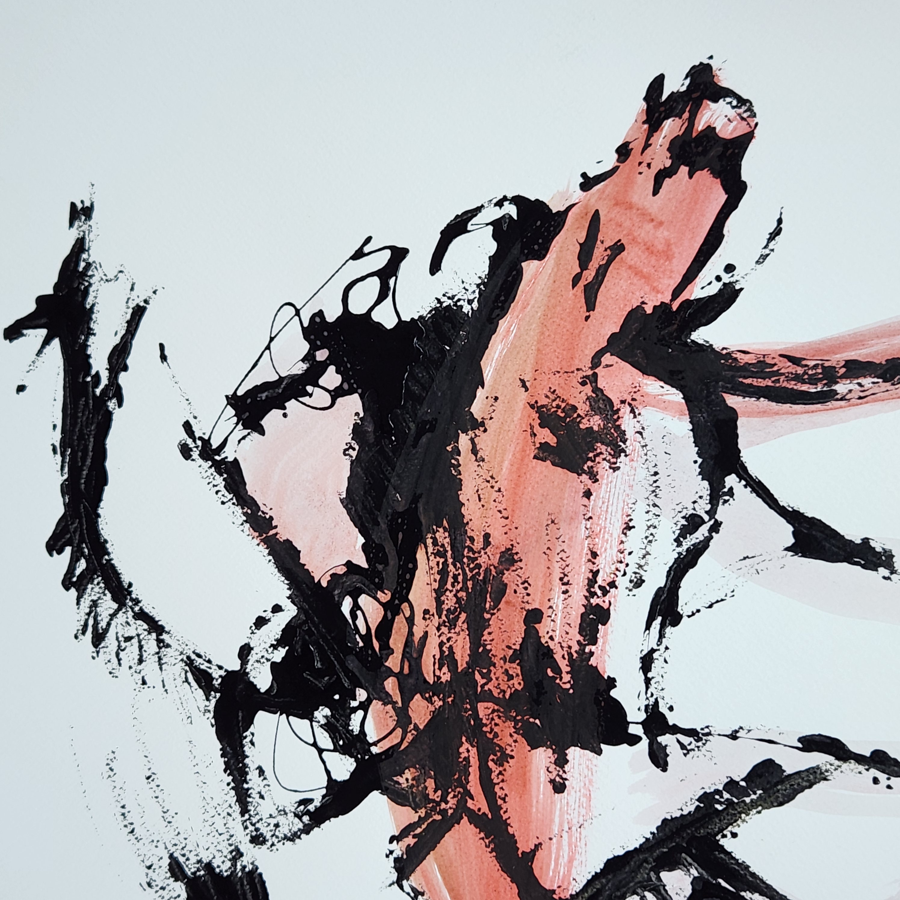 Abstract Painting on Paper